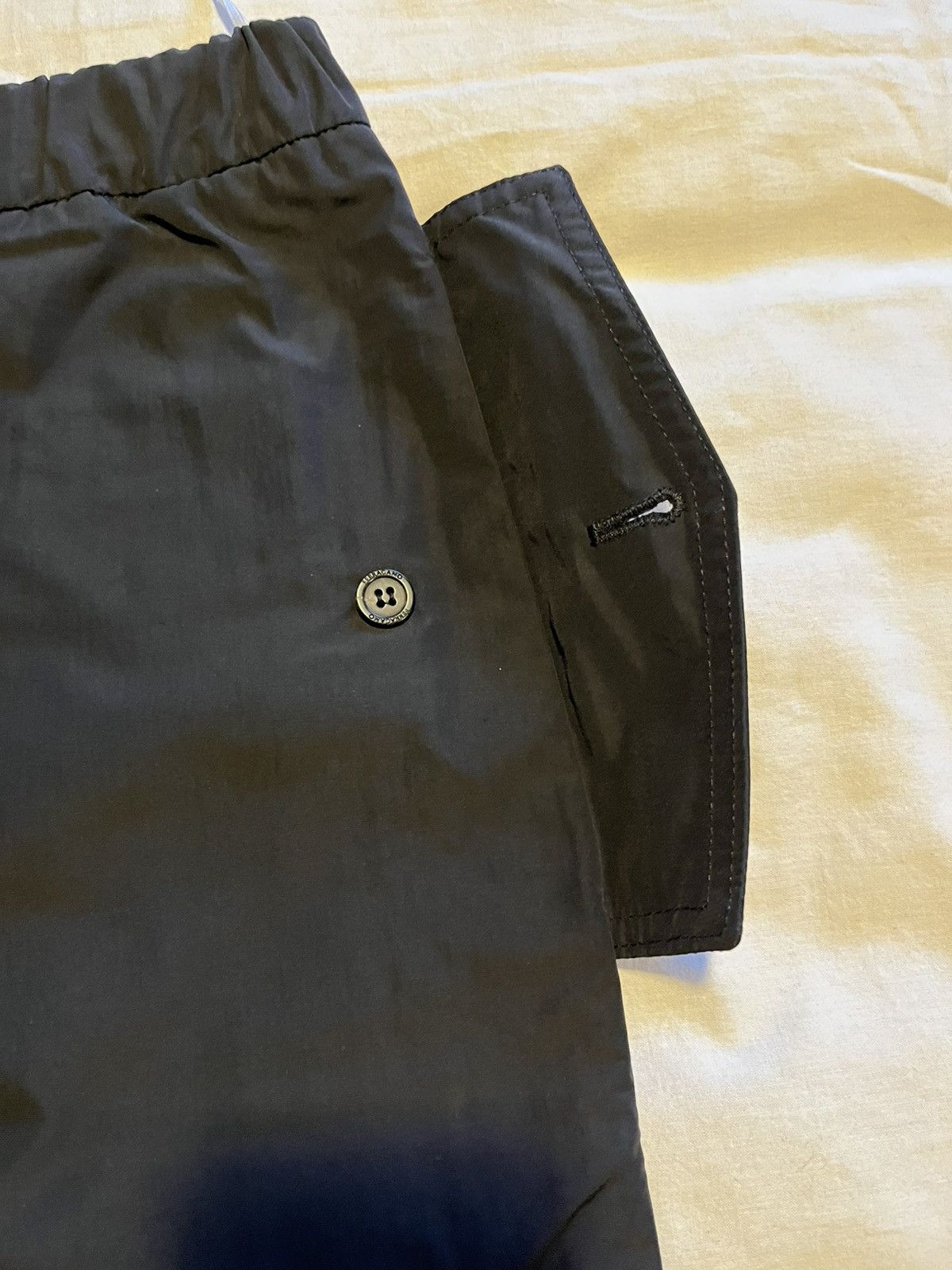 Salvatore Ferragamo Ferragamo nylon wide leg pants. Size US 34 / EU 50 - 6 Thumbnail