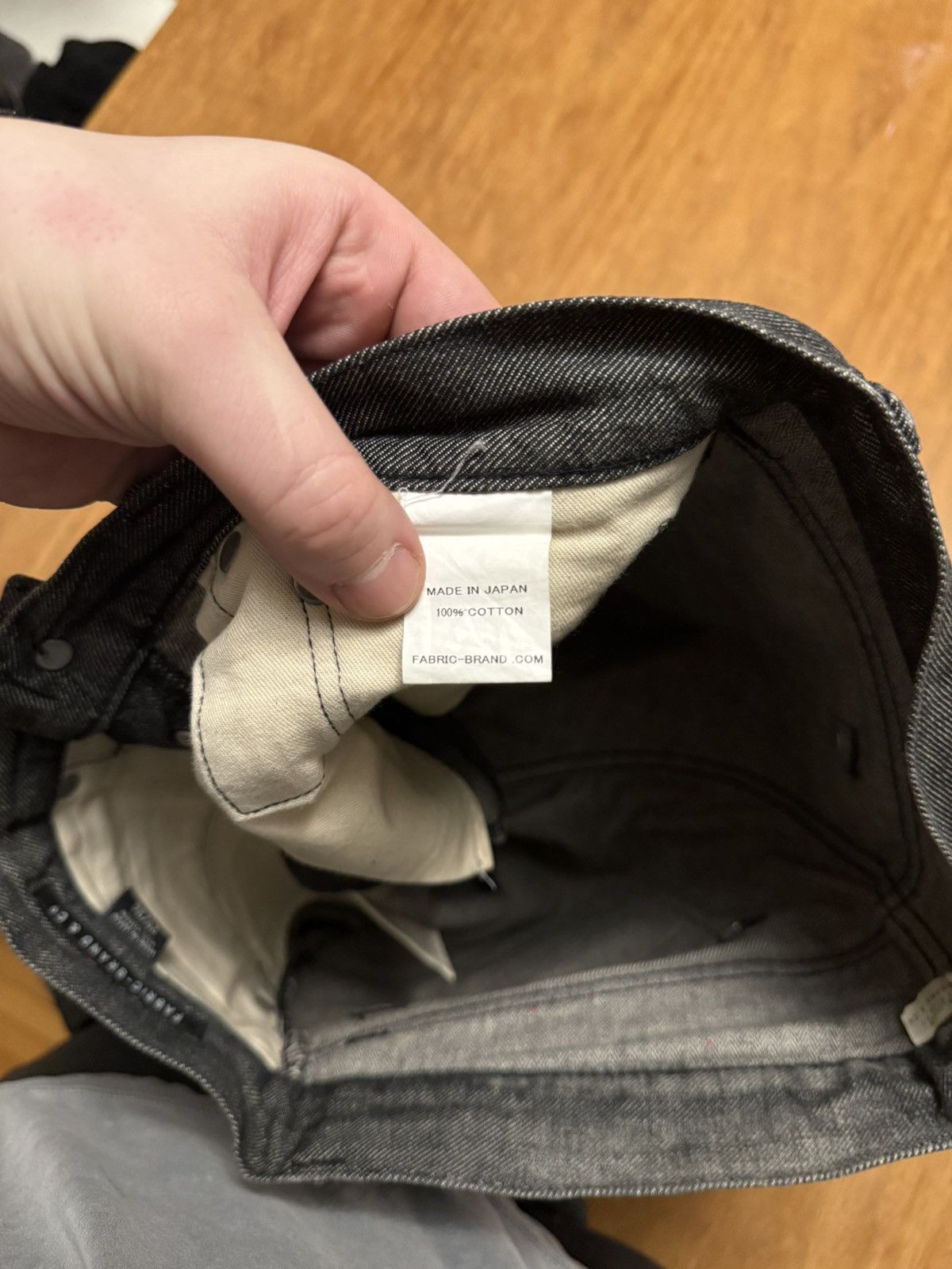 Fabric Brand & Co. Fabric brand and Co. Gray/black light wash salvage denim. Size US 29 - 10 Thumbnail