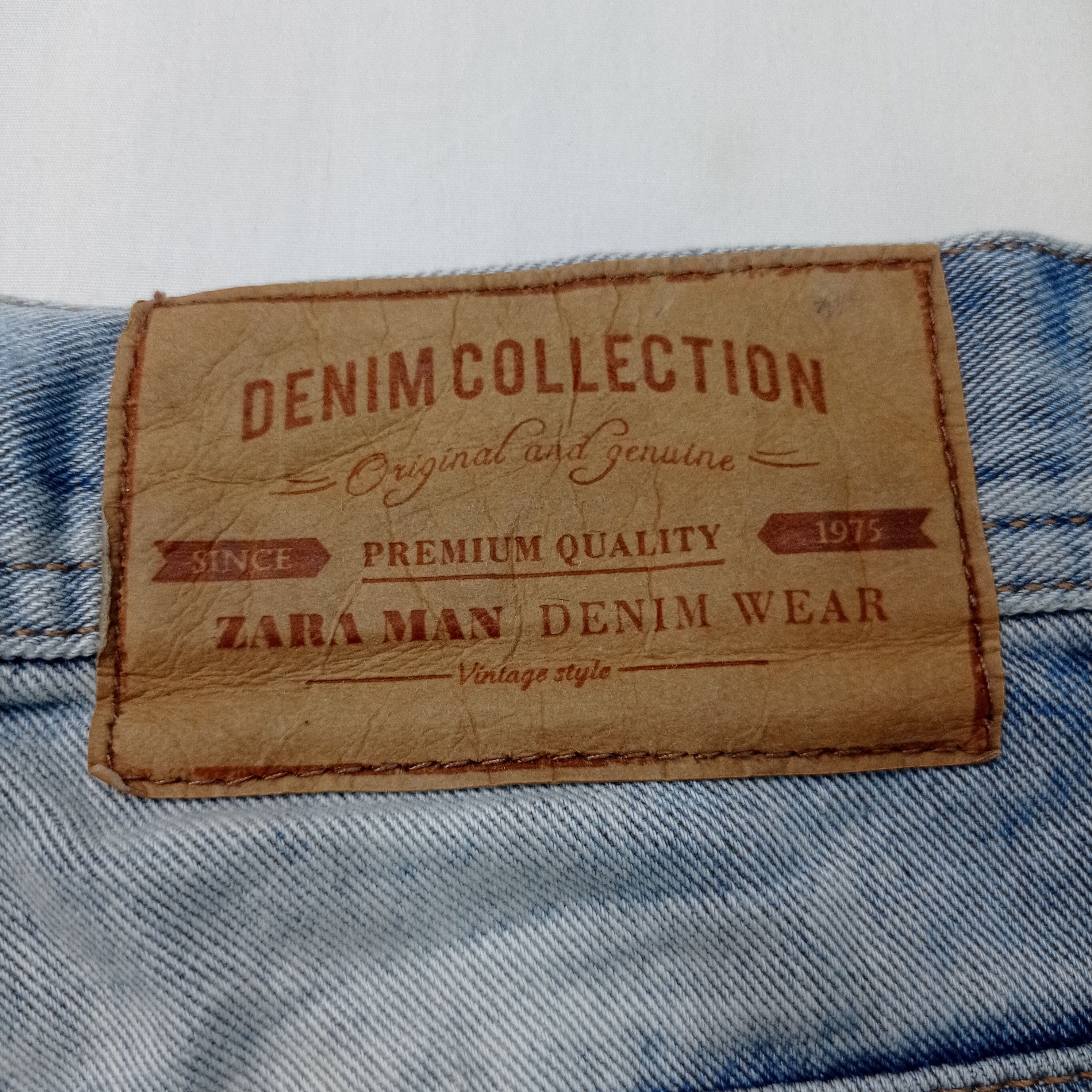Zara 🔥Zara Faded Distressed Jeans Pants Size US 31 - 12 Thumbnail