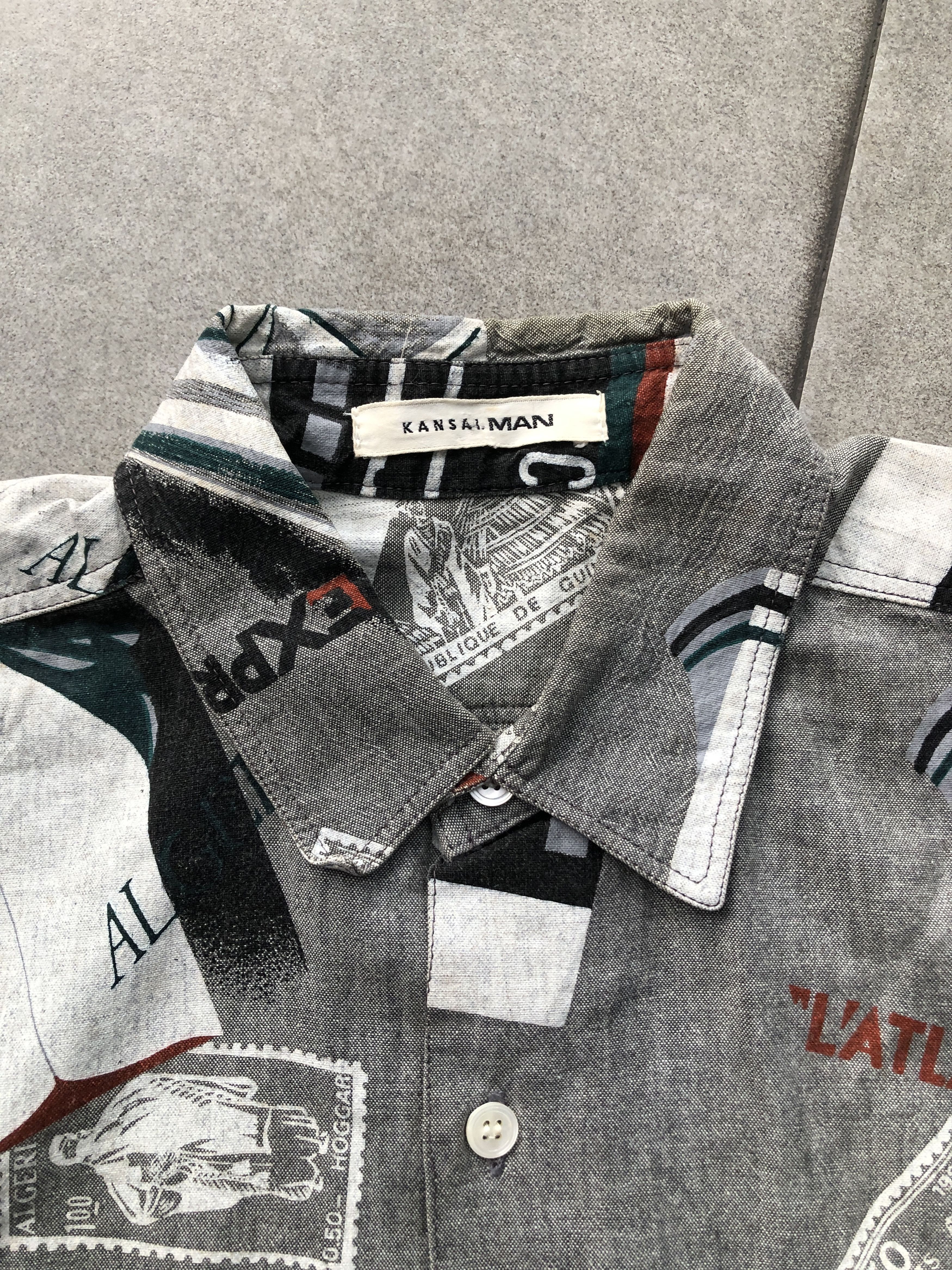 Kansai Yamamoto Kansai Man Graphic Printed Art Long Sleeve Shirt Size US L / EU 52-54 / 3 - 5 Thumbnail