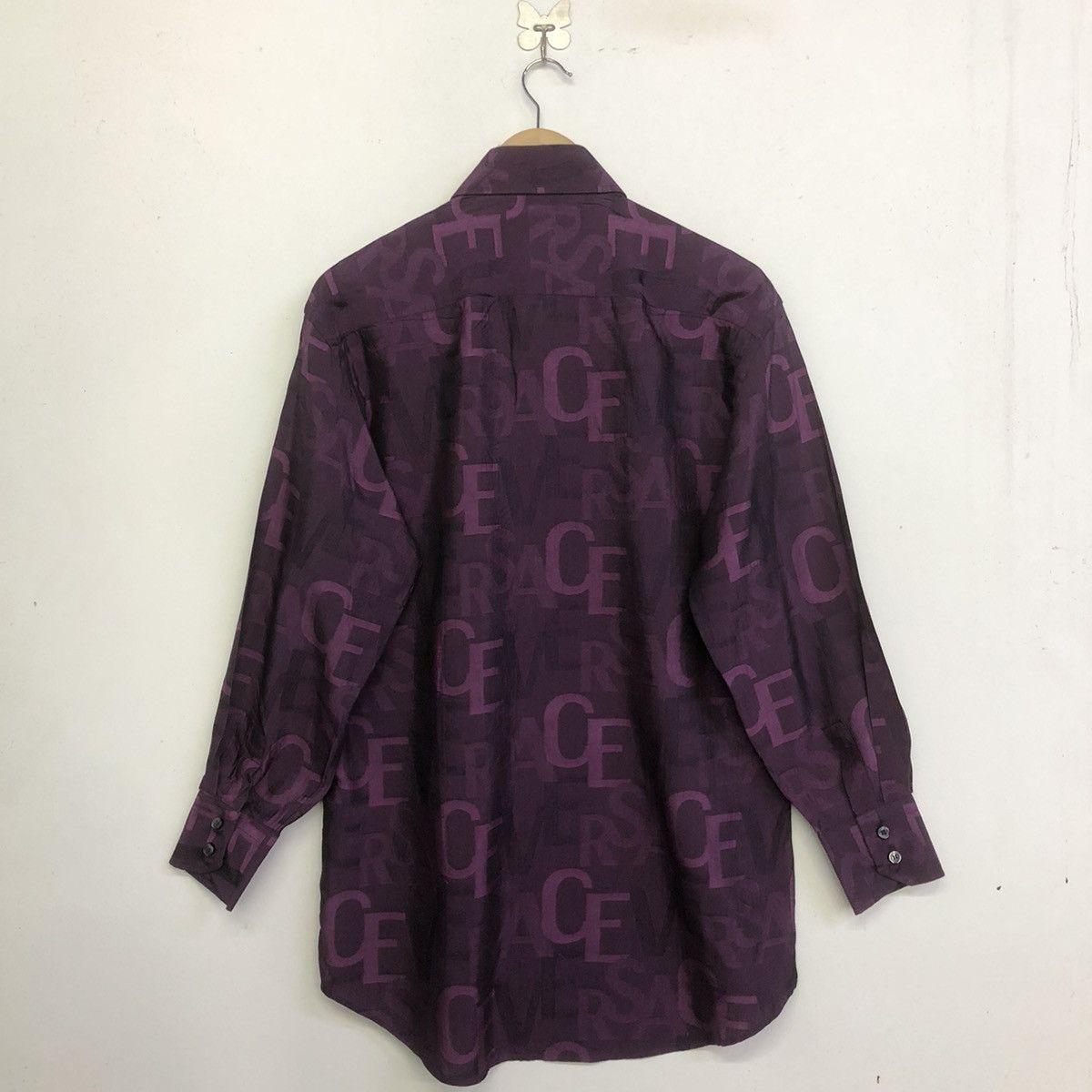 Versace VERSACE COLLECTION SPELLOUT BUTTON SHIRT Size US L / EU 52-54 / 3 - 7 Thumbnail