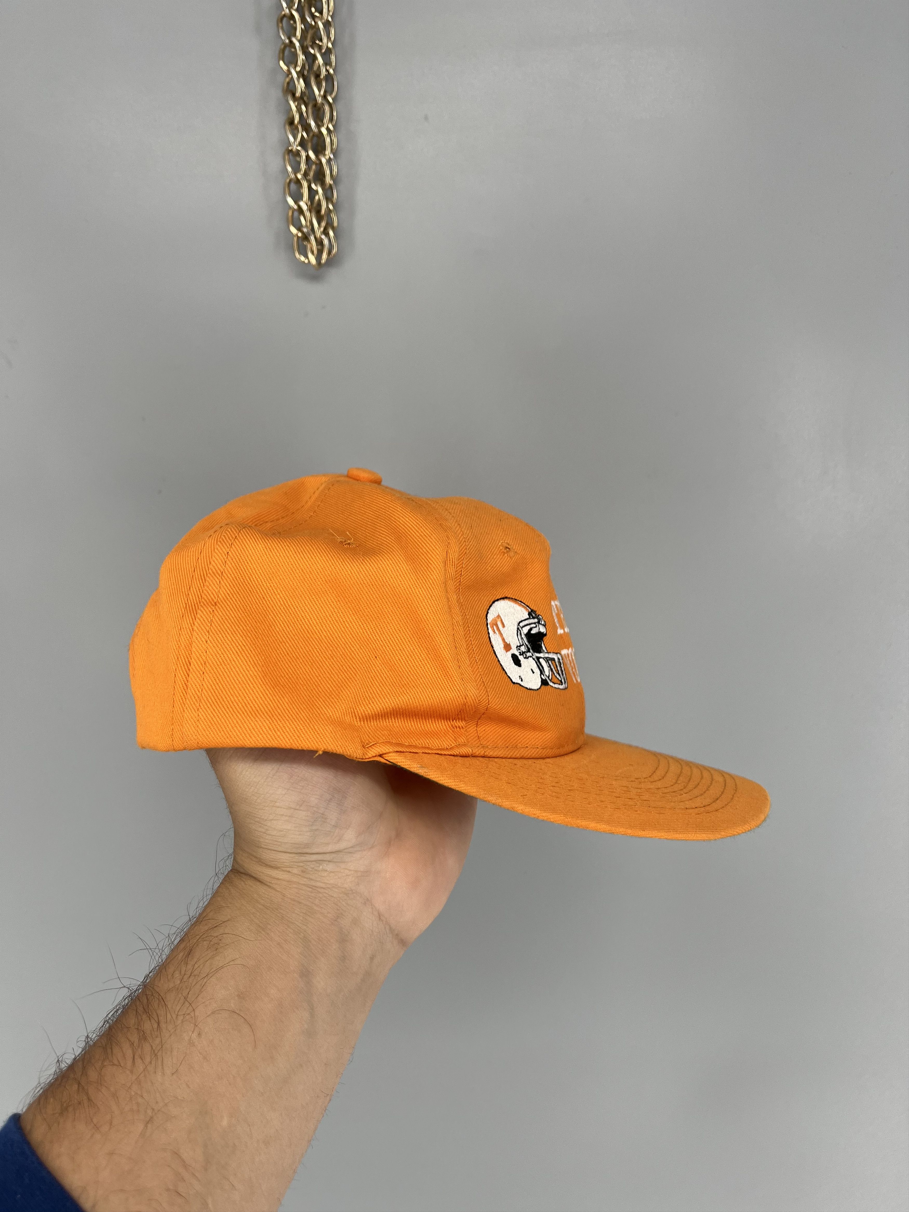 Vintage Tennessee Volunteers Hat NCAA Orange Hat Adjustable Size ONE SIZE - 2 Thumbnail