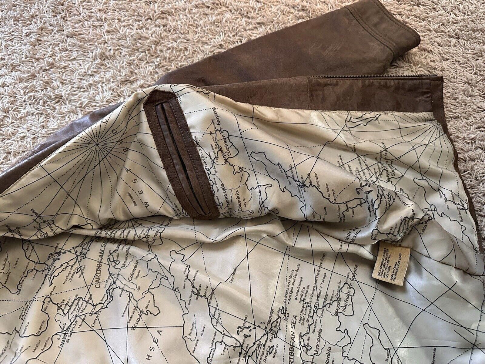 Jos. A. Bank Vintage Jos A Banks Men’s XL Leather Coat Size US XL / EU 56 / 4 - 6 Thumbnail