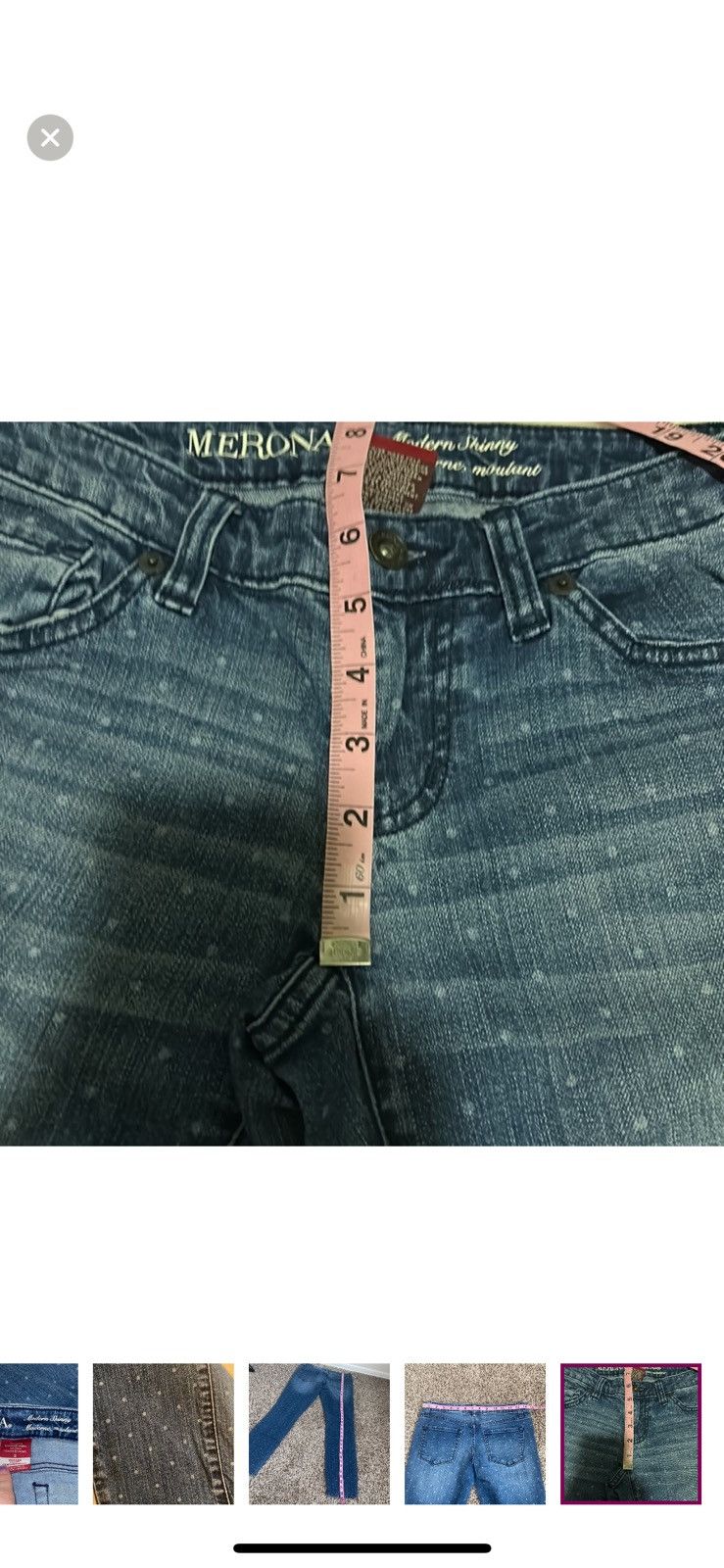 Merona Merona polka dot skinny jeans size 2 Size 26" / US 2 / IT 38 - 8 Thumbnail