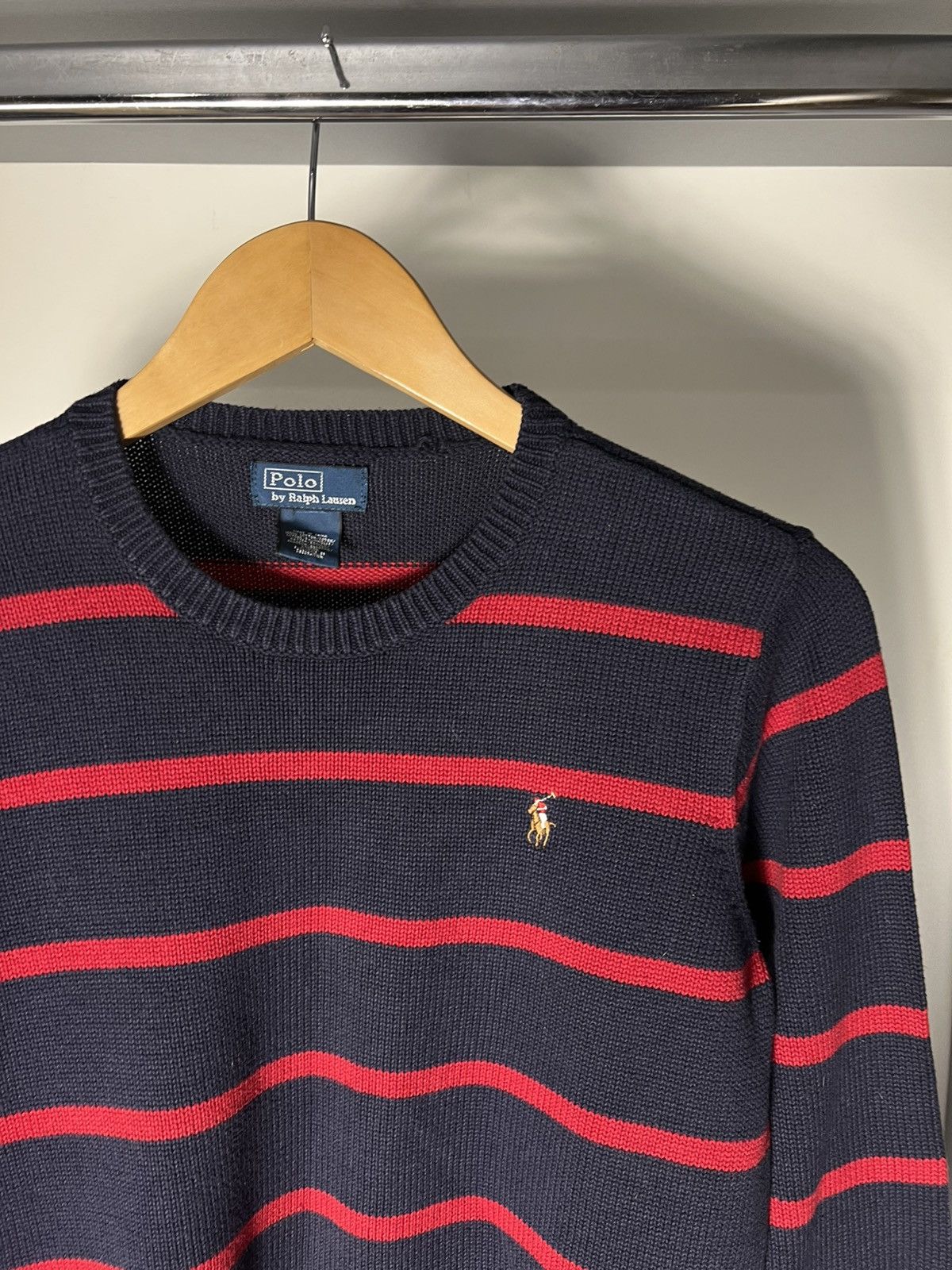 Polo Ralph Lauren VINTAGE POLO RALPH LAUREN KNIT SWEATER DESIGNER RETRO 90s Size US XS / EU 42 / 0 - 10 Thumbnail