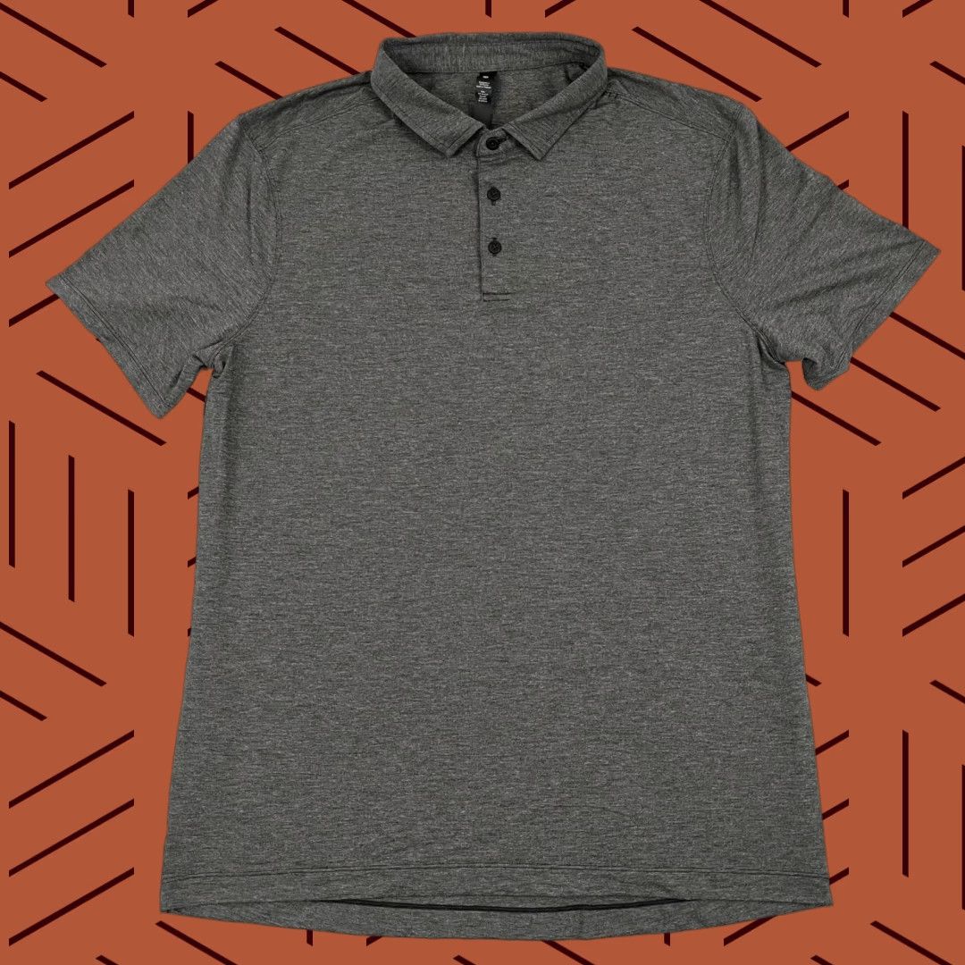 Lululemon Lululemon Evolution Polo Shirt Mens XL Dark Gray Active Golf Preppy Work LM3EN3S Polo Men XL Gray Size US XL / EU 56 / 4 - 1 Thumbnail
