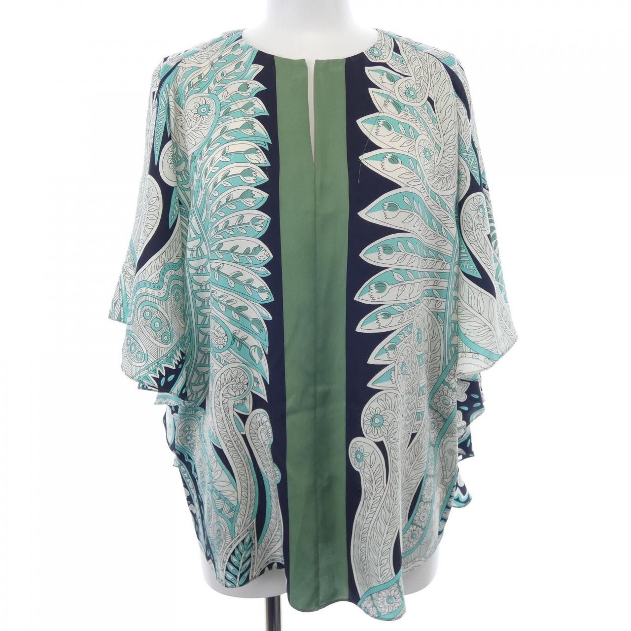Hermes Hermes Hermes LE JARDIN MAHARANI34 Silk Top Others Tops DUTY FREE for USA Size ONE SIZE - 1 Thumbnail