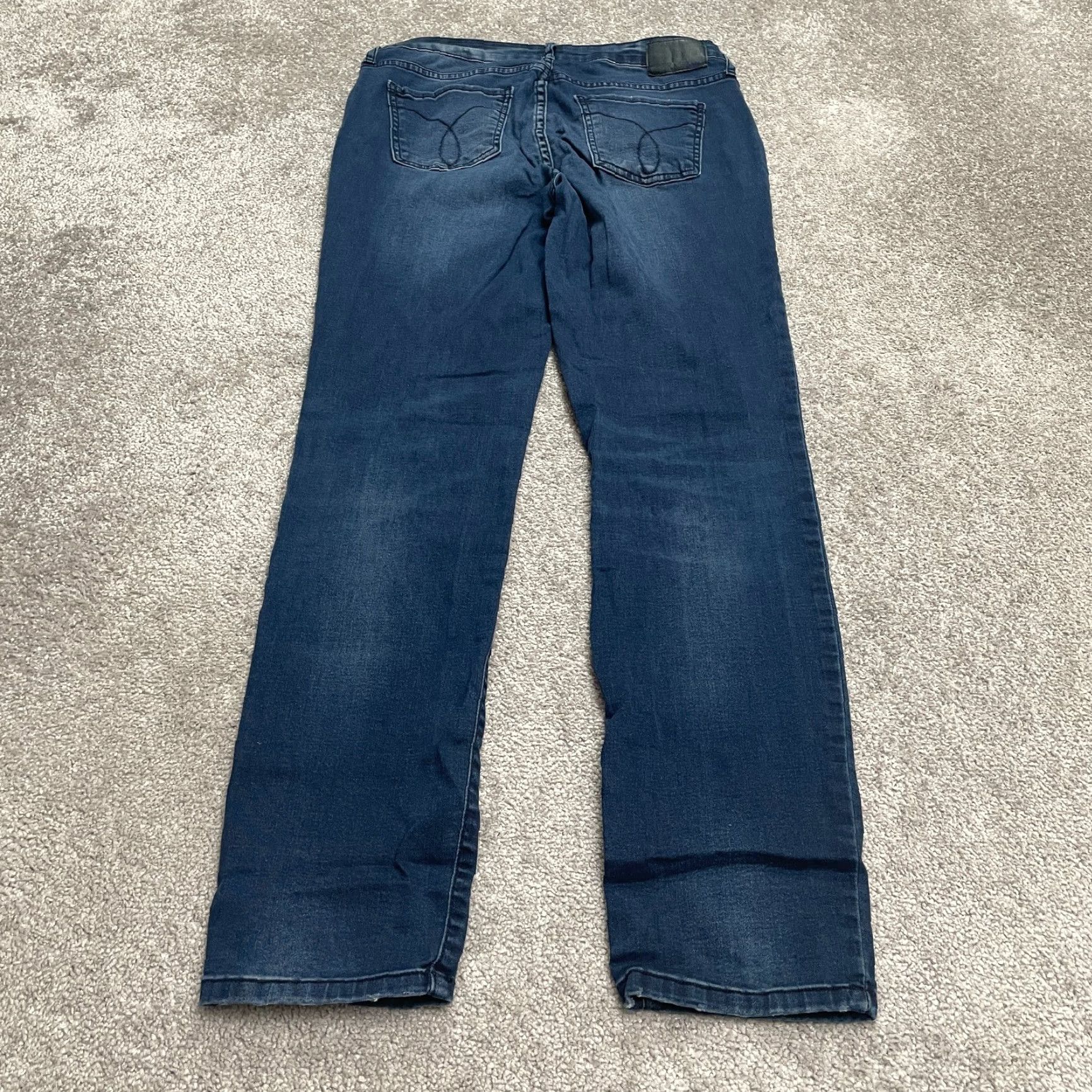 Calvin Klein Calvin Klein Jeans Womens Curvy Skinny Denim Blue Dark Wash 30 32x31.5 Modern Classic USA Designer Curvy Skinny Size 30" / US 8 / IT 44 - 2 Thumbnail