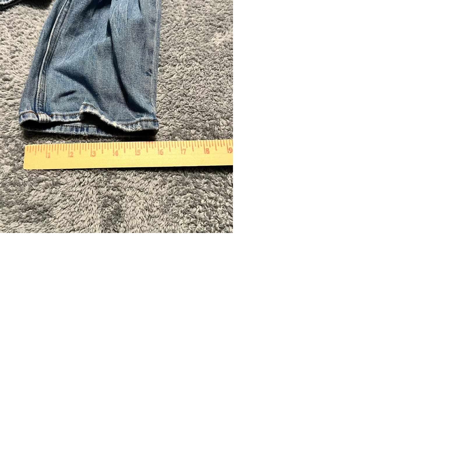 Abercrombie & Fitch VINTAGE Abercrombie & Fitch Jeans Womens Slim Straight Ultra High Rise Blue 29 Regular Womens 90s Stain Size 29" - 9 Thumbnail