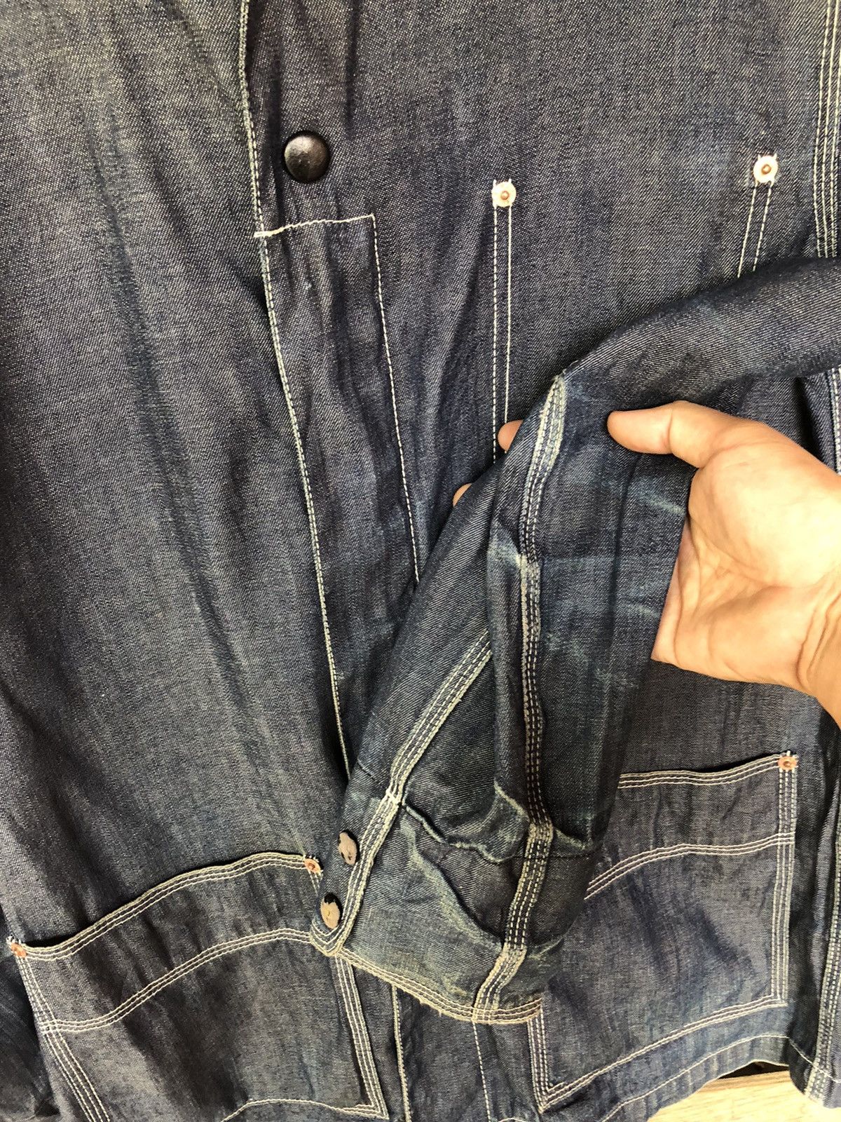 PPFM Vintage PPFM Denim Jacket Size US L / EU 52-54 / 3 - 8 Thumbnail