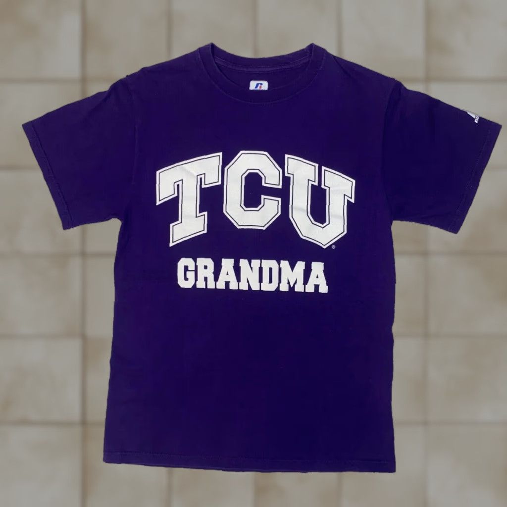 Russell Athletic TCU Grandma Purple Russell Athletic T shirt - Small Woman Cotton Short Sleeve Crew Neck Logo University Tshirt Size S / US 4 / IT 40 - 1 Thumbnail