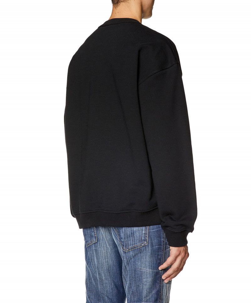 Diesel o1mle1025 S-Nabel Sweatshirt in Black Size US S / EU 44-46 / 1 - 4 Thumbnail