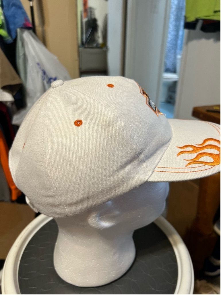 Other Unisex Harley-Davidson Hat One Size White & Orange Size ONE SIZE - 4 Thumbnail