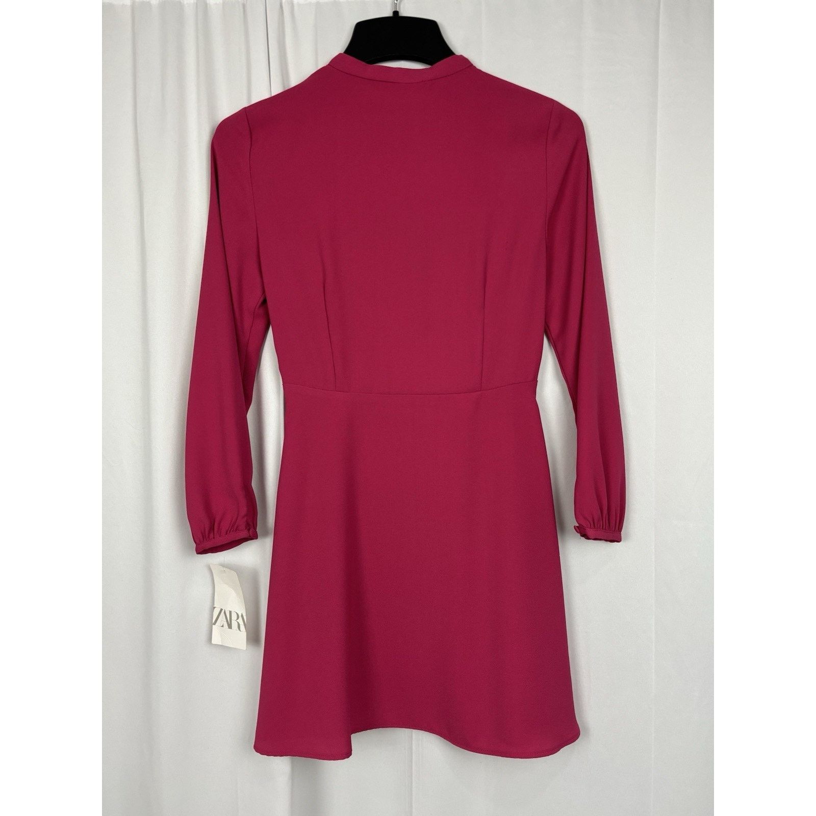 Zara BNWT ZARA Women’s Size XS Pink Long Sleeve Shirt Dress Size XS / US 0-2 / IT 36-38 - 2 Thumbnail