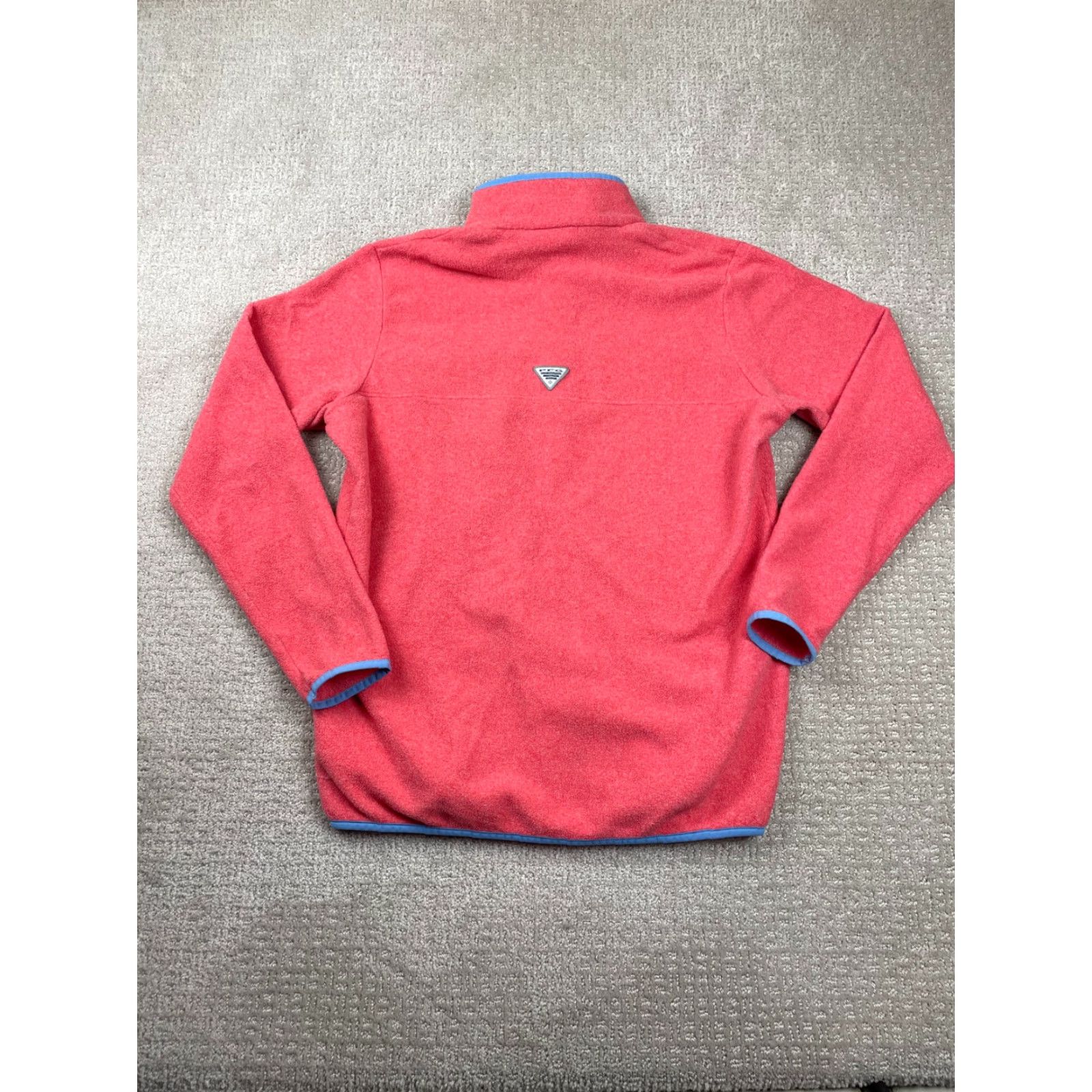 Vintage Columbia Jacket Womens XL PFG Harborside Pullover Pink Outdoor Regular Zip Mid-Length Jacket Size XL / US 12-14 / IT 48-50 - 6 Thumbnail
