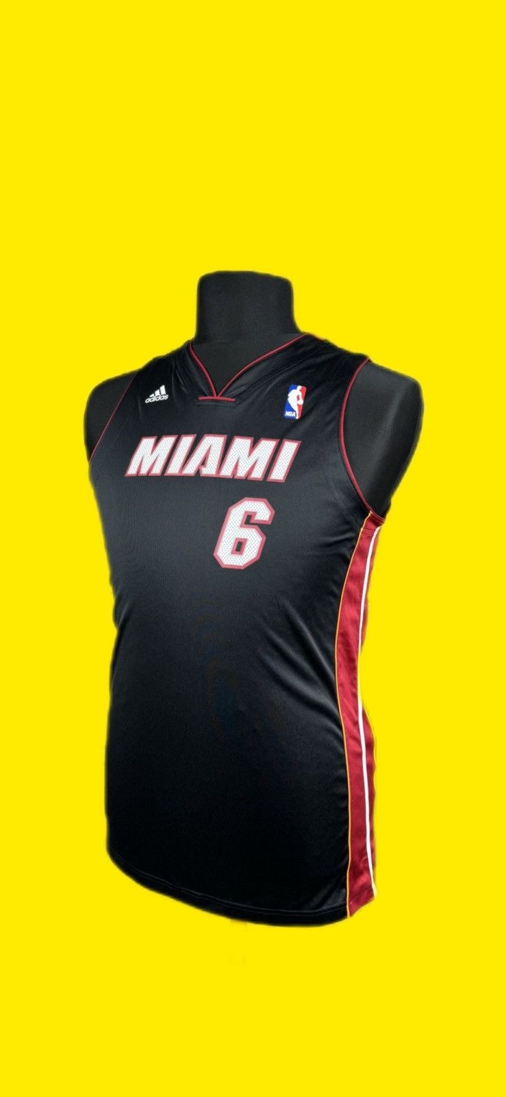 ADIDAS NBA MIAMI HEAT 2014 BASKETBALL SHIRT JERSEY JEMES 6