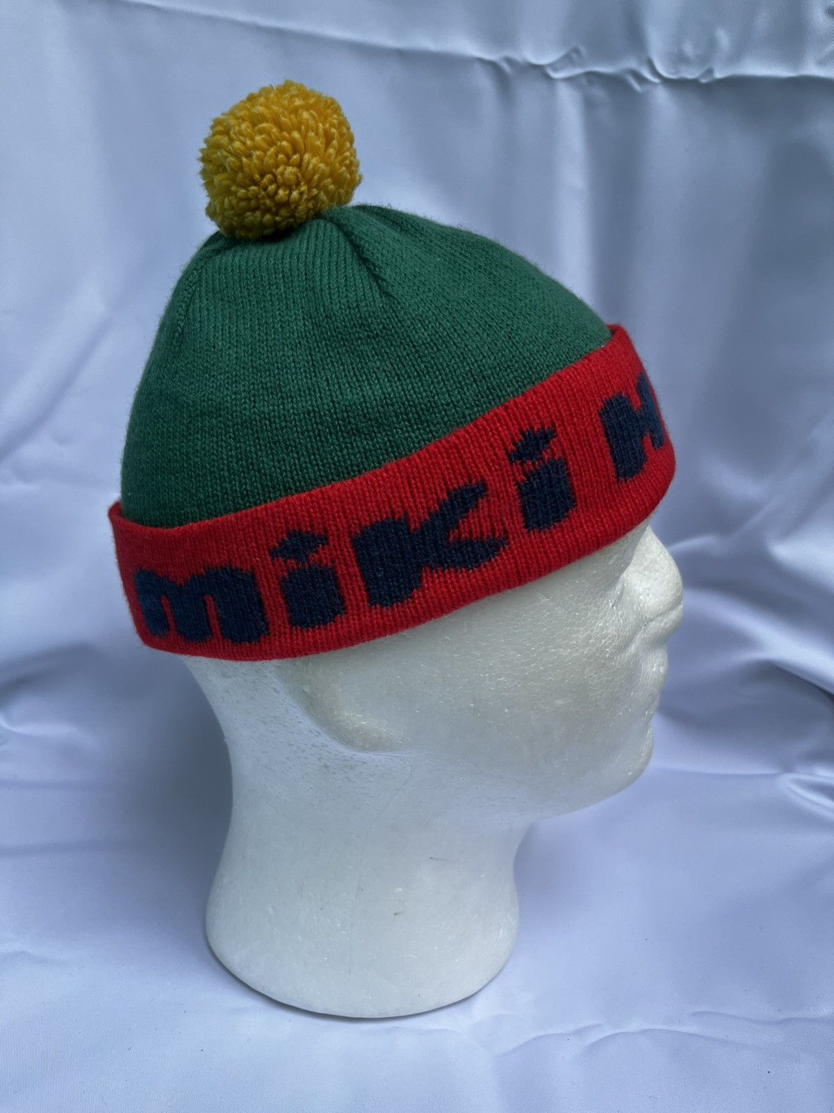 Japanese Brand × Vintage Knitted Crochet Miki House Winter Baenie Hats Size ONE SIZE - 4 Thumbnail