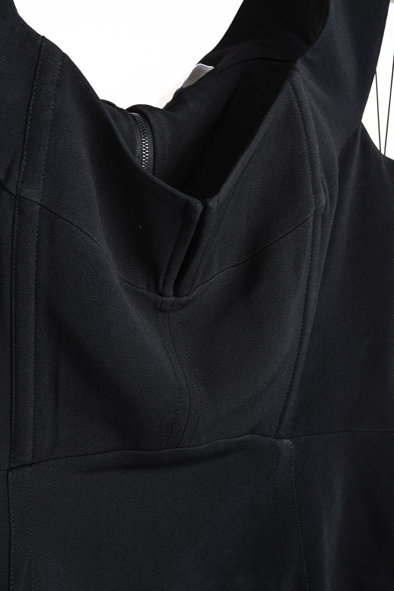 Dion Lee Dion Lee Black Stretch-Cady Off-Shoulder Midi Dress Size L / US 10 / IT 46 - 4 Thumbnail