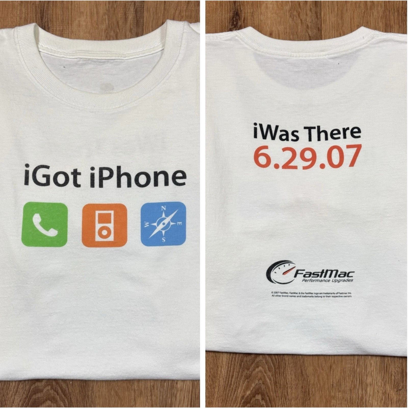 Apple Vintage Apple IPhone Shirt L Original Release Day Promo Tech Size US L / EU 52-54 / 3 - 1 Thumbnail