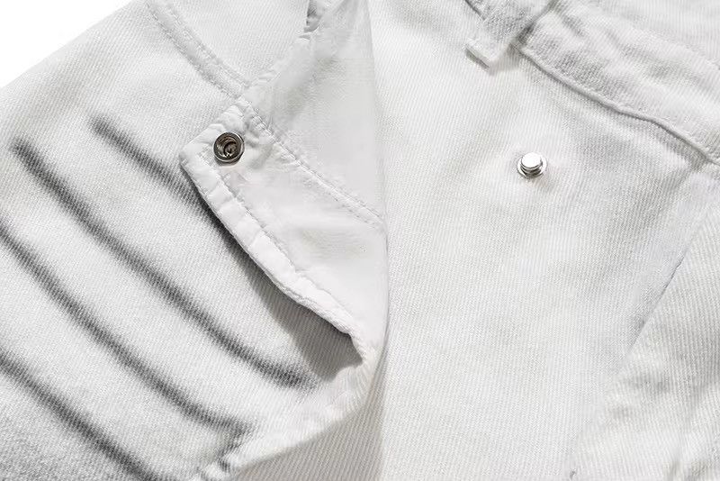 Jean × Vintage Streetwear Design Splashed Straps Multi Pocket Jeans Size US 32 / EU 48 - 11 Thumbnail