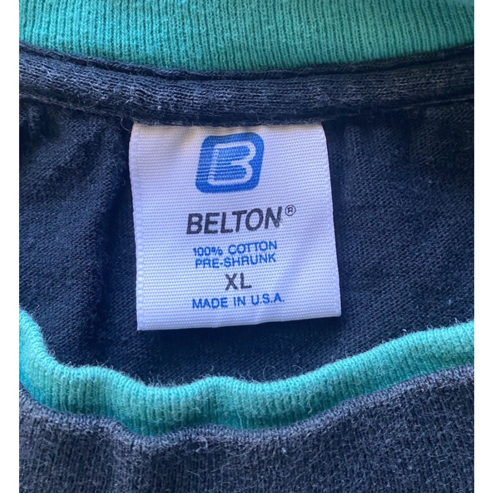 Vintage VINTAGE Belton T-Shirt Men XL Black Single Stitch Alaska Ketchikan Men’s XL Black Size US XL / EU 56 / 4 - 3 Thumbnail
