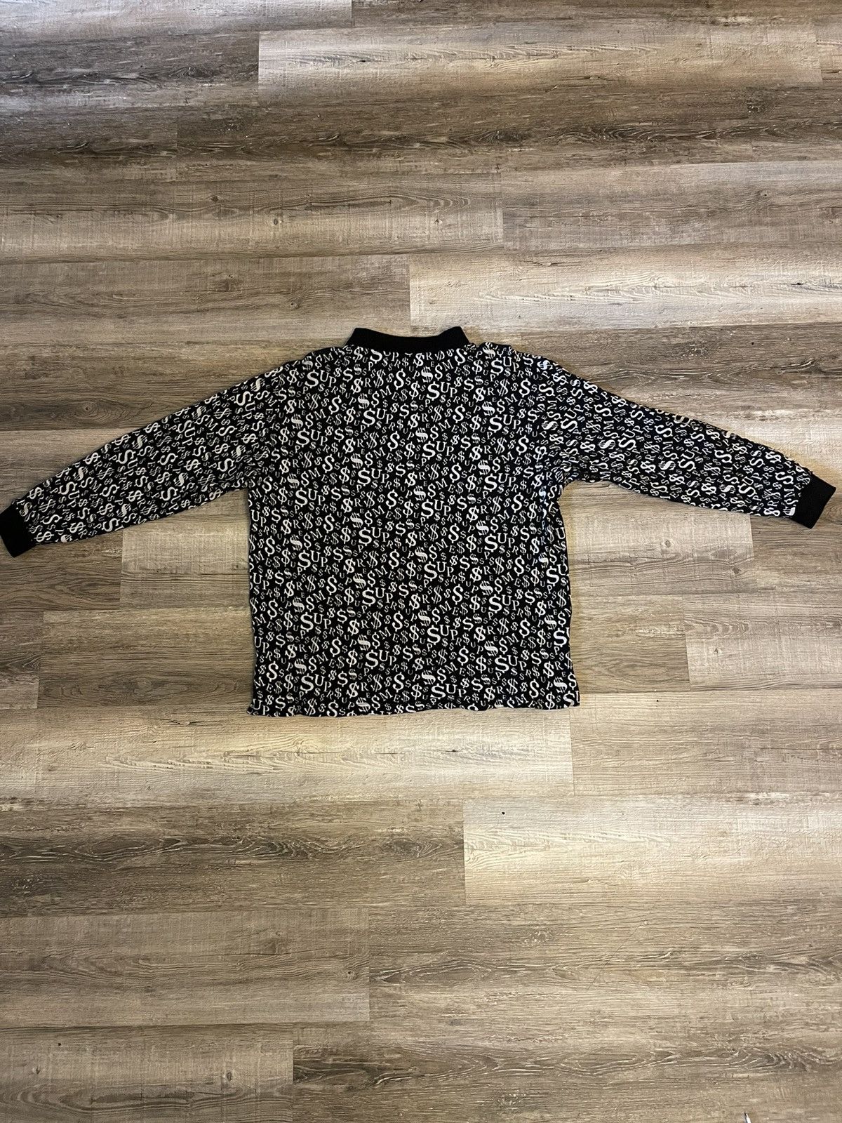 Supreme Supreme Currency Jacquard Quarter-Zip Size US XL / EU 56 / 4 - 3 Thumbnail