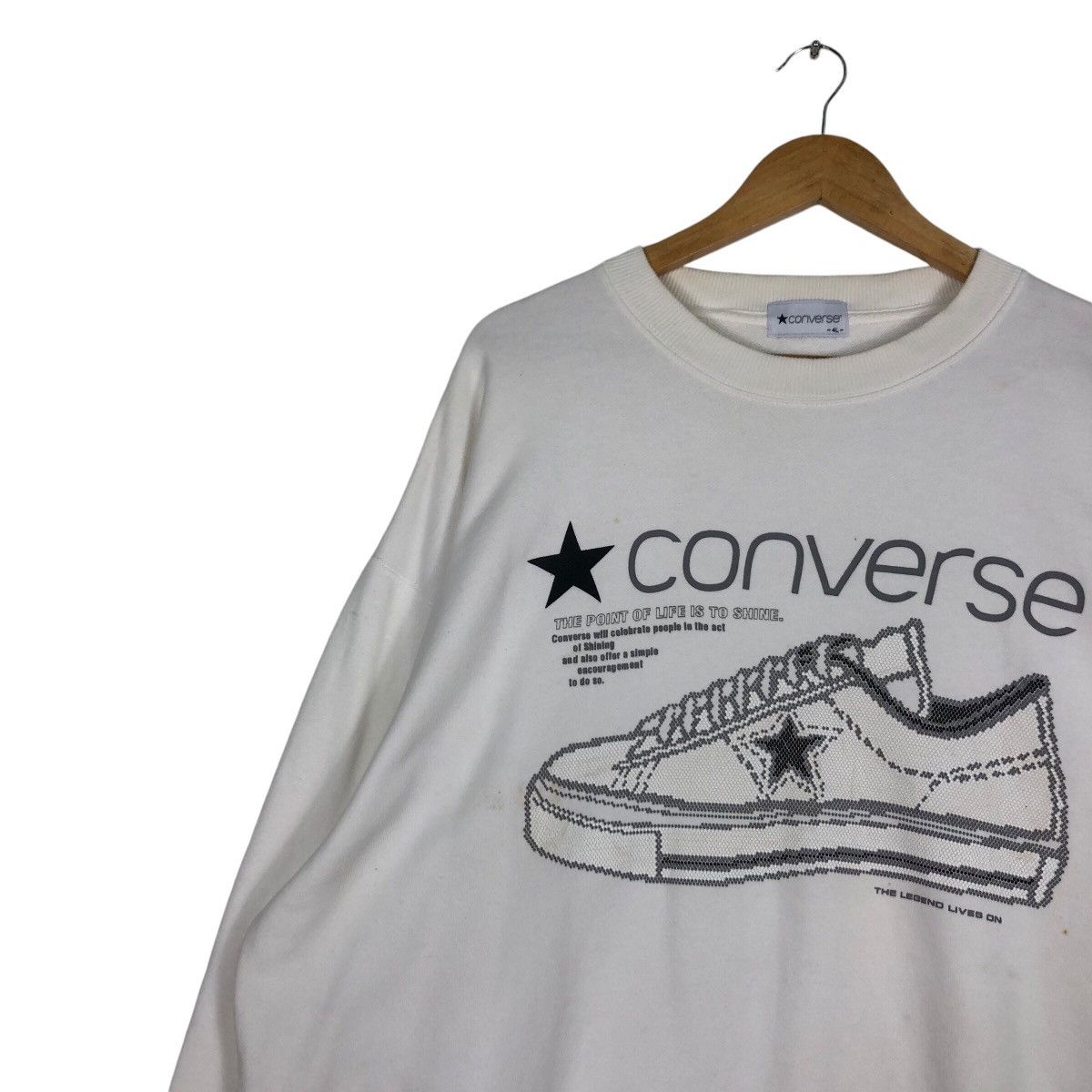 Converse × Vintage Vintage Converse All Star Sweatshirt XL Streetwear Size US XL / EU 56 / 4 - 6 Thumbnail
