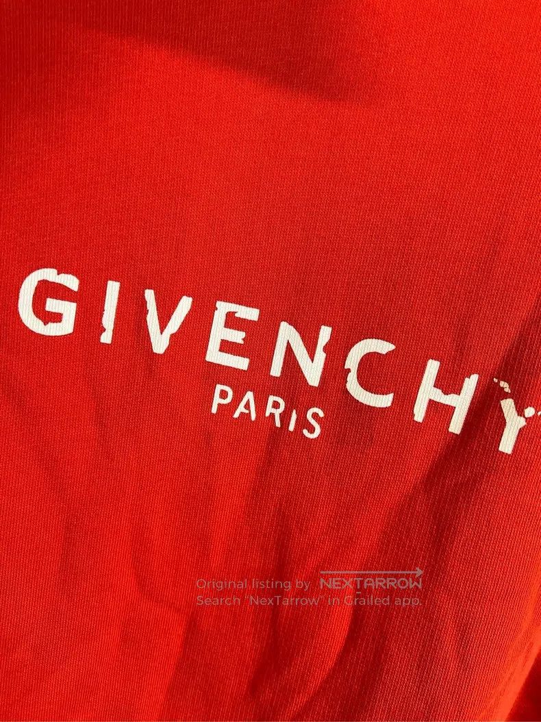 Givenchy Givenchy Destroyed Letter Hoodie Size US S / EU 44-46 / 1 - 3 Thumbnail