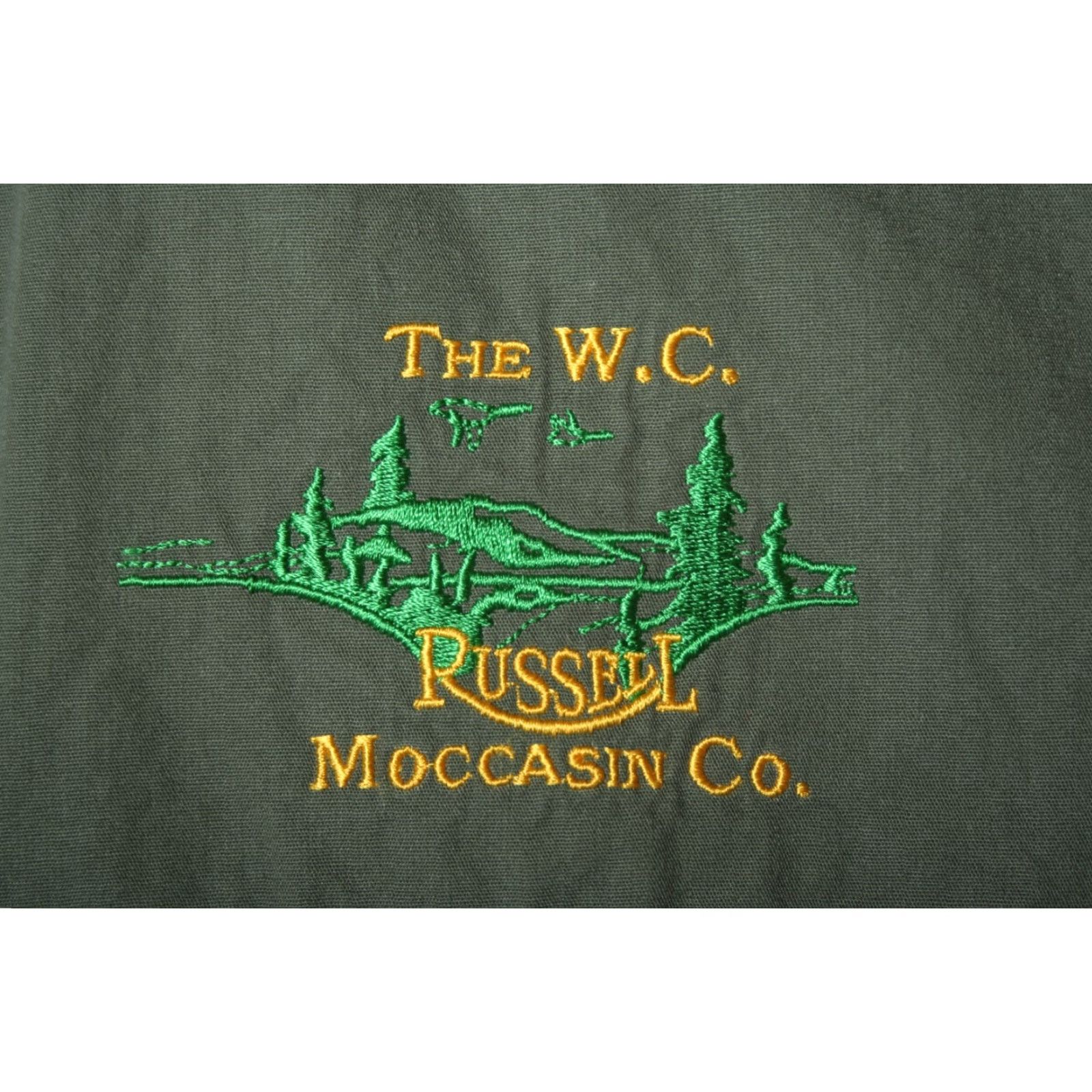 Vintage BOYT HARNESS CO. Green Russell Moccasin Embroidered Button Front Shirt Sz. L Size US L / EU 52-54 / 3 - 3 Thumbnail