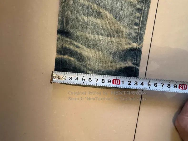 Amiri Amiri Yellow mud water-washed denim pants Size US 32 / EU 48 - 6 Thumbnail