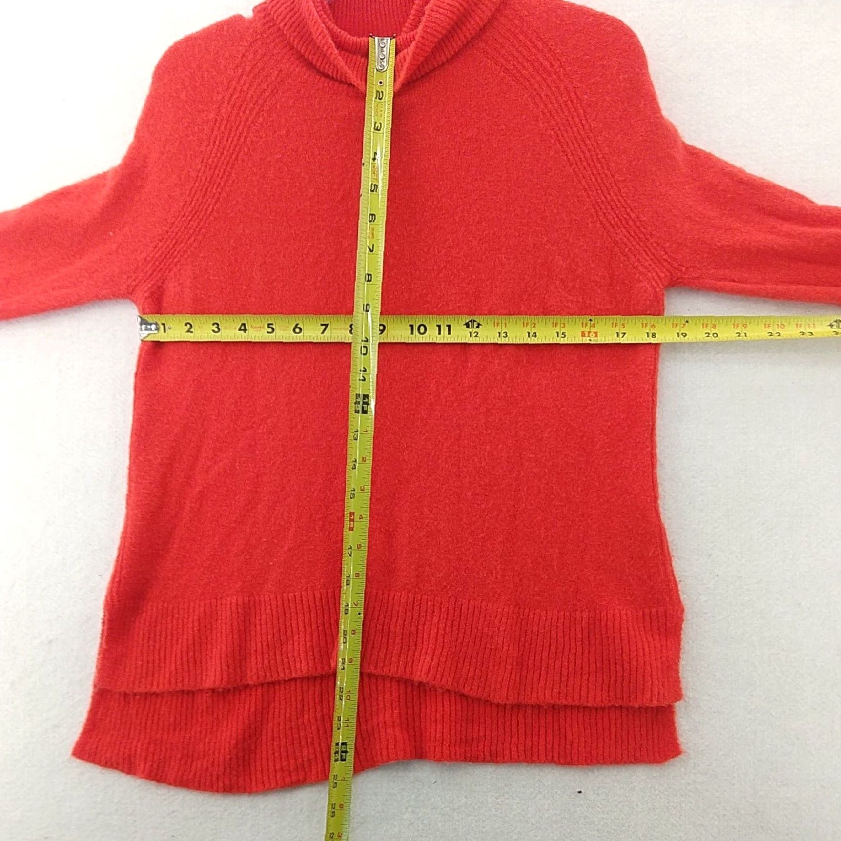 J.Crew J. Crew Alpaca Wool Blend Orange Sweater Mock Neck Womens XS Size XS / US 0-2 / IT 36-38 - 3 Thumbnail