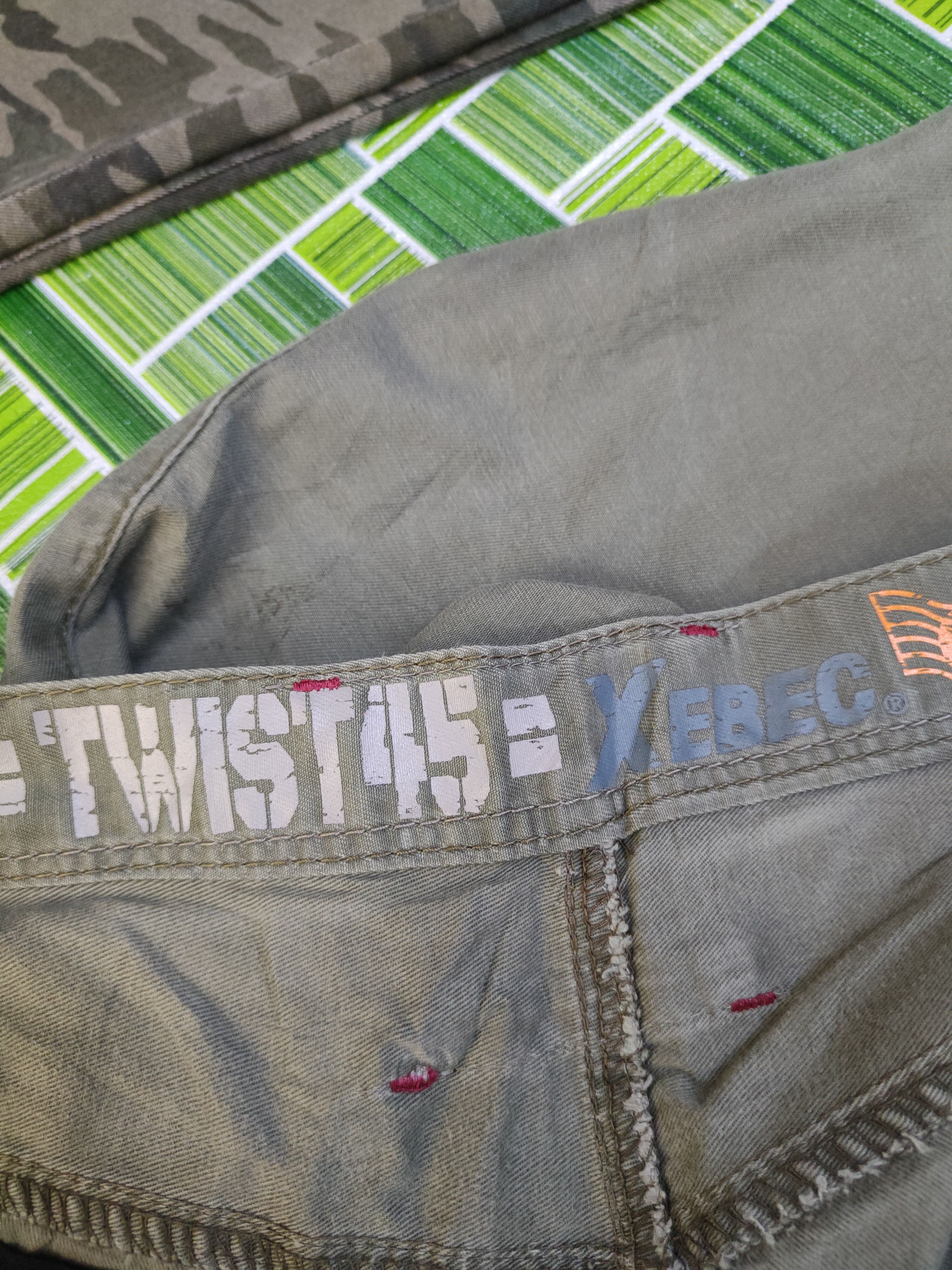Japanese Brand Xebec Twist45 Green Multipocket Tactical Cargo Pants #S2429 Size US 36 / EU 52 - 16 Thumbnail