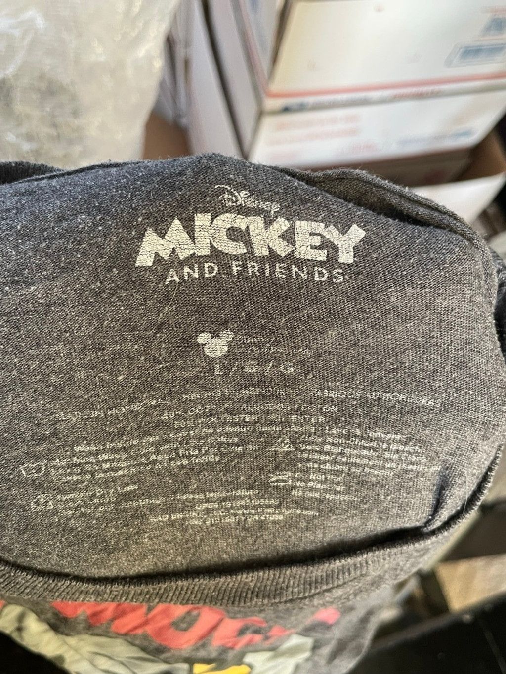 Disney Disney Men's Mickey & Friends Graphic Tee - Gray - Size L Size US L / EU 52-54 / 3 - 3 Thumbnail