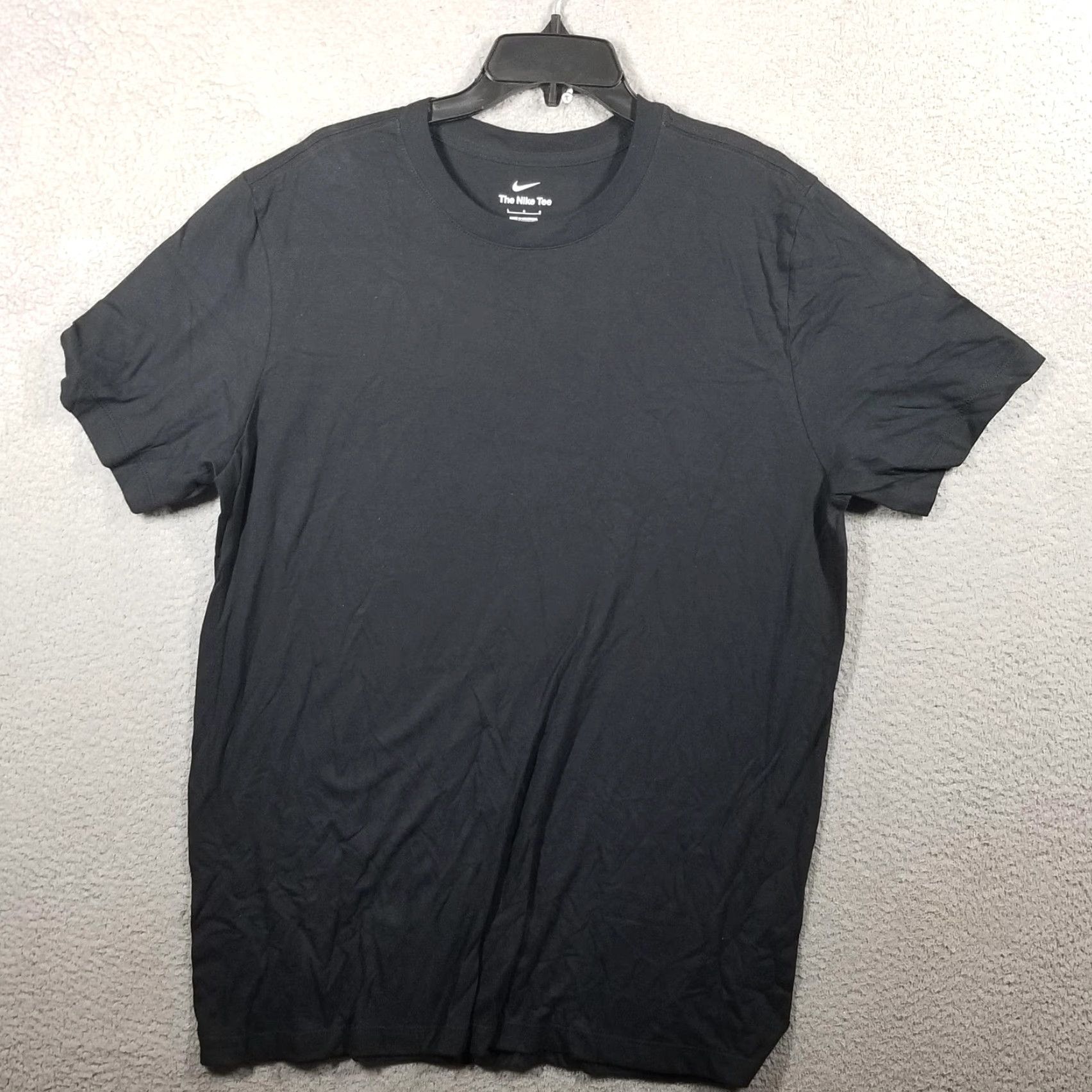 Nike Nike Run Crew Graphic T-Shirt Mens Large Black Short Sleeve Casual Athletic Size US L / EU 52-54 / 3 - 3 Thumbnail