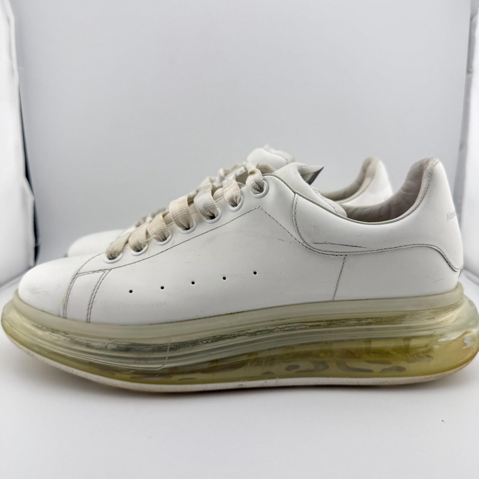 Alexander McQueen Alexander McQueen Clear Sole Sneakers White EU 43 Used Size US 10 / EU 43 - 2 Thumbnail