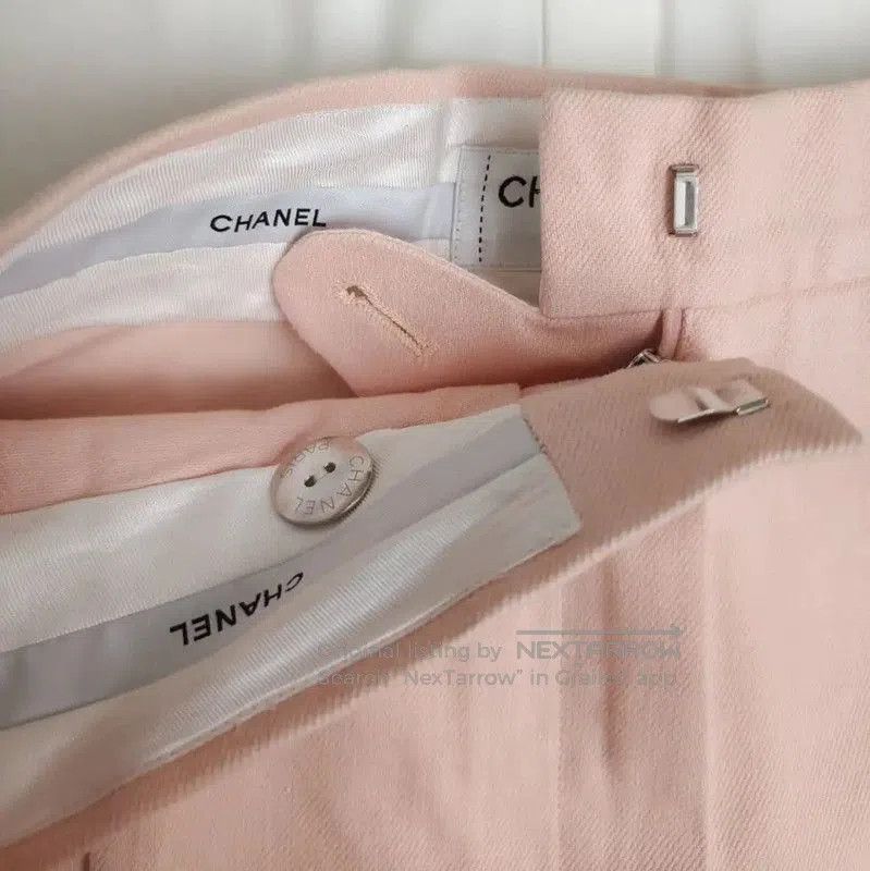 Chanel Chanel Pink Cotton Summer Shorts for Women . Size 31" - 8 Thumbnail