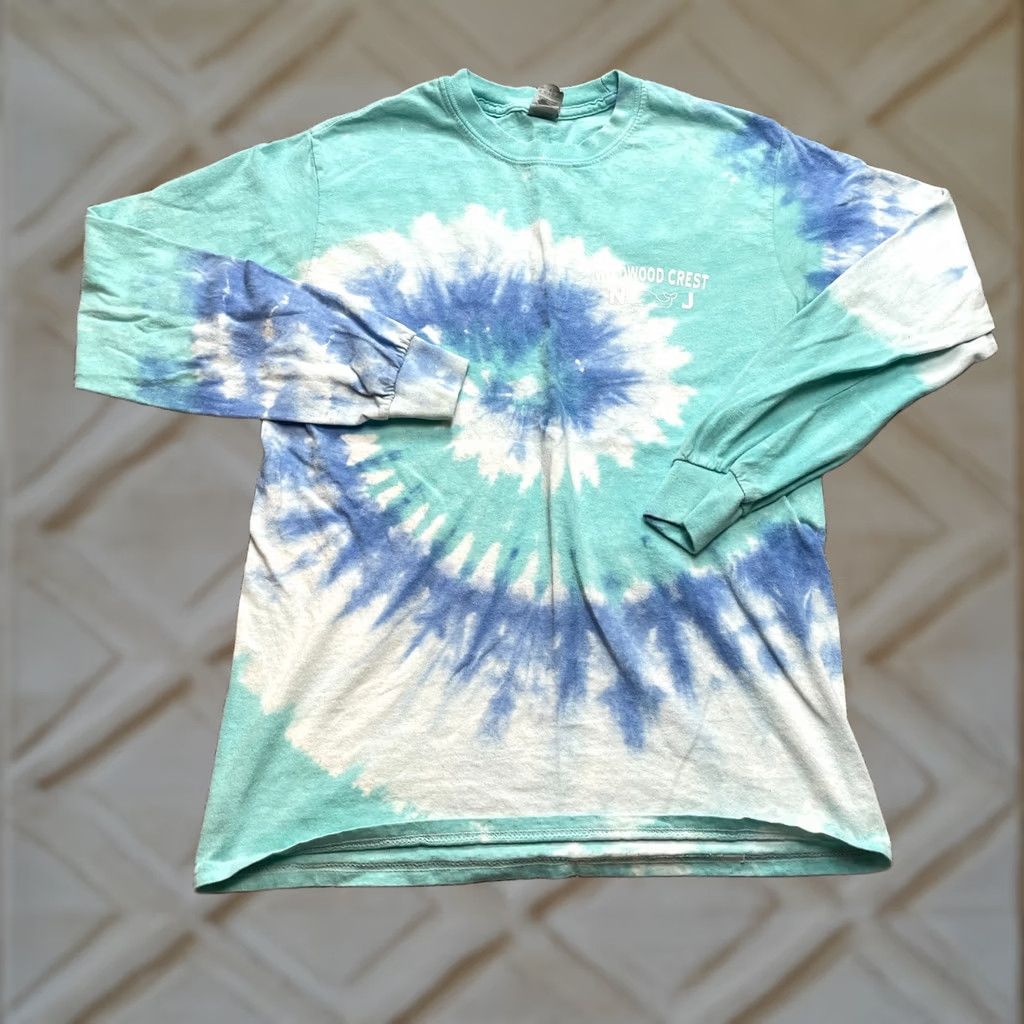 Gildan Gildan Heavy Cotton Shirt Adult Small Blue Tie Dye Woodcrest New Jersey Whale T Size US S / EU 44-46 / 1 - 1 Thumbnail