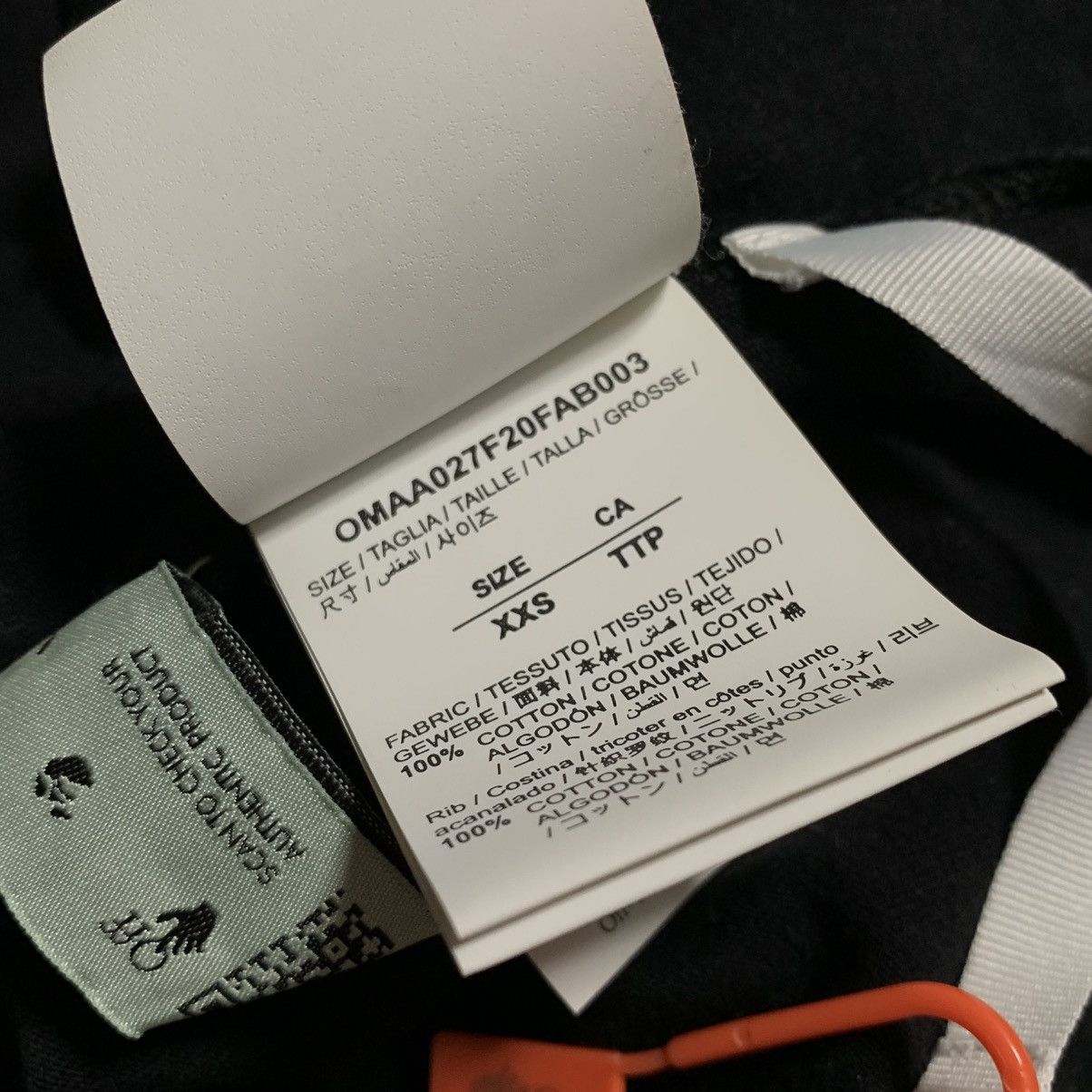 Off-White Off White XXS Tee Pascal Skeleton Arrows Black T-Shirt Size US XXS / EU 40 - 7 Thumbnail