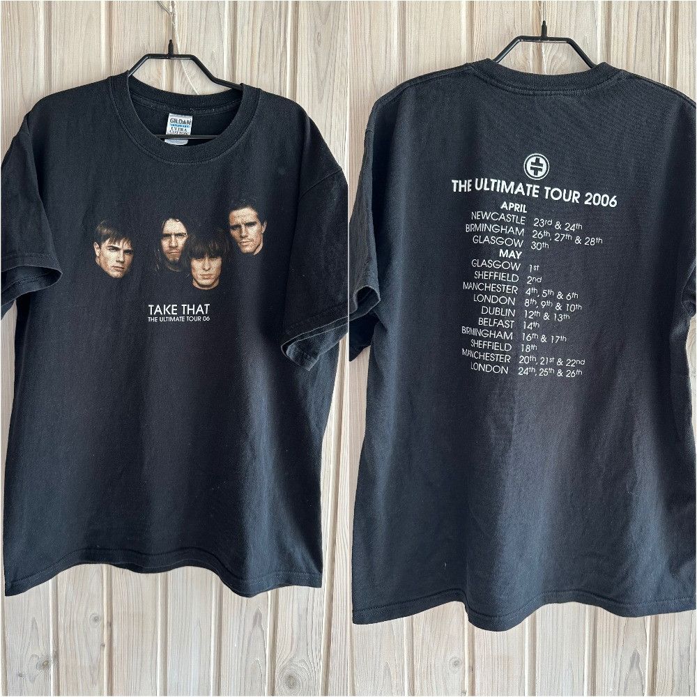 Band Tees 2006 Take That Tour Tee rock band t shirt rock Heavy Faded Size US L / EU 52-54 / 3 - 1 Thumbnail