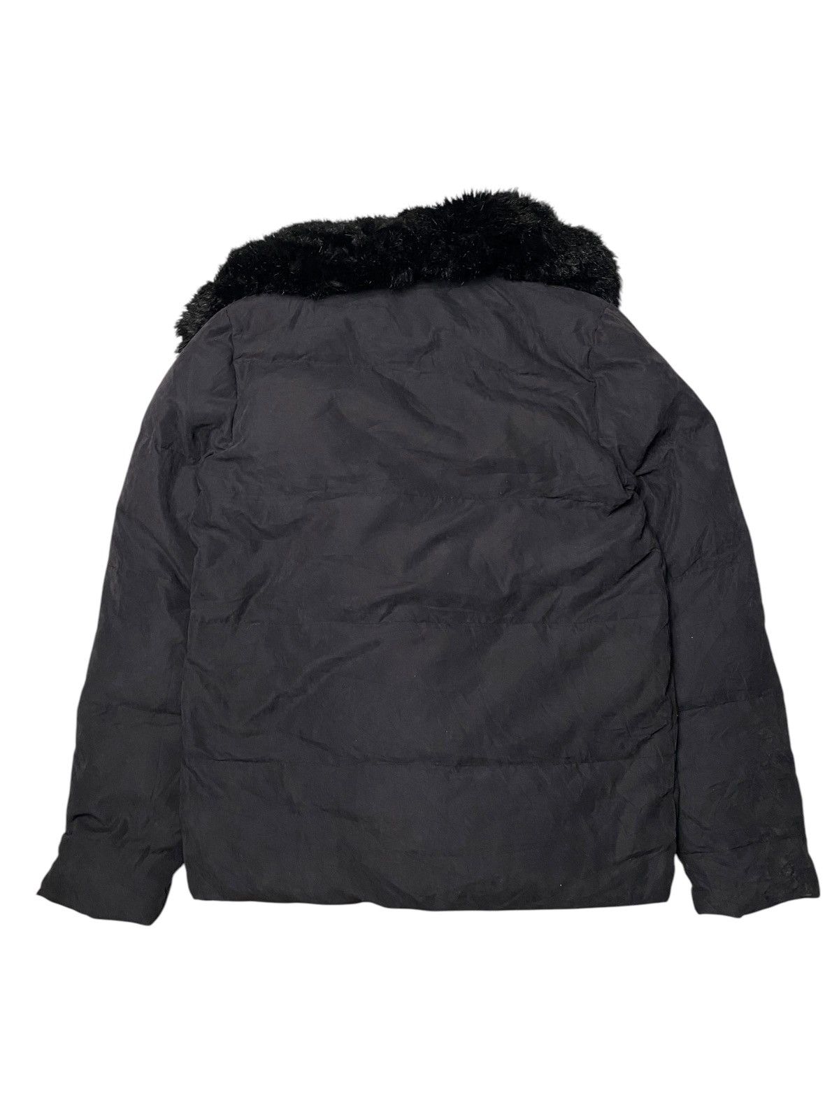 If Six Was Nine 2000's Lip Service Mink Fur Collar Puffer Jacket Size US M / EU 48-50 / 2 - 6 Thumbnail