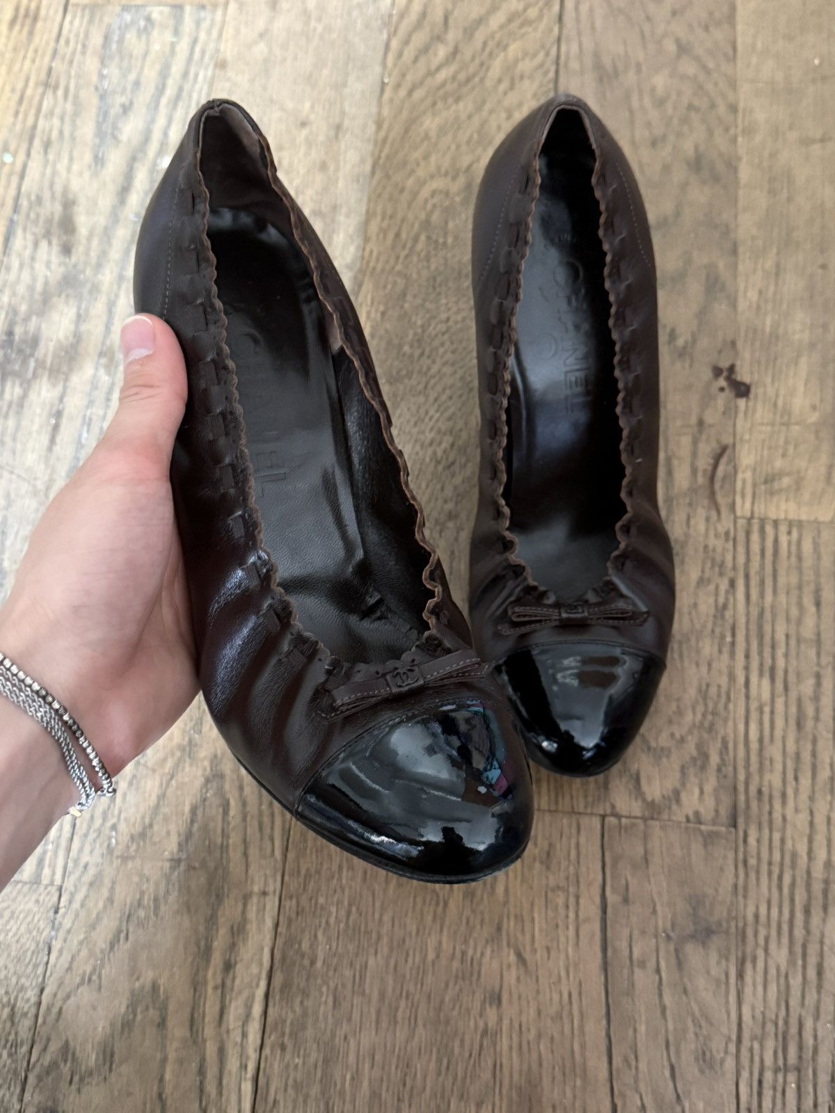 Chanel Chanel brown ballet heel Size US 9 / IT 39 - 3 Thumbnail