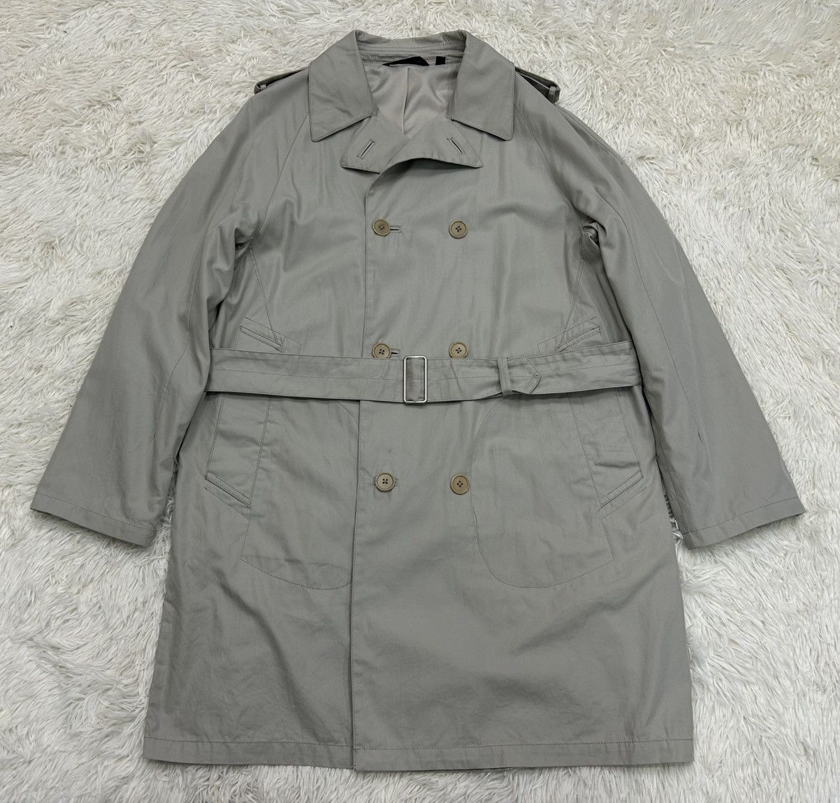 DKNY × Donna Karan DKNY of Donna Karan Japan Cotton Trench Coat Size US M / EU 48-50 / 2 - 4 Thumbnail
