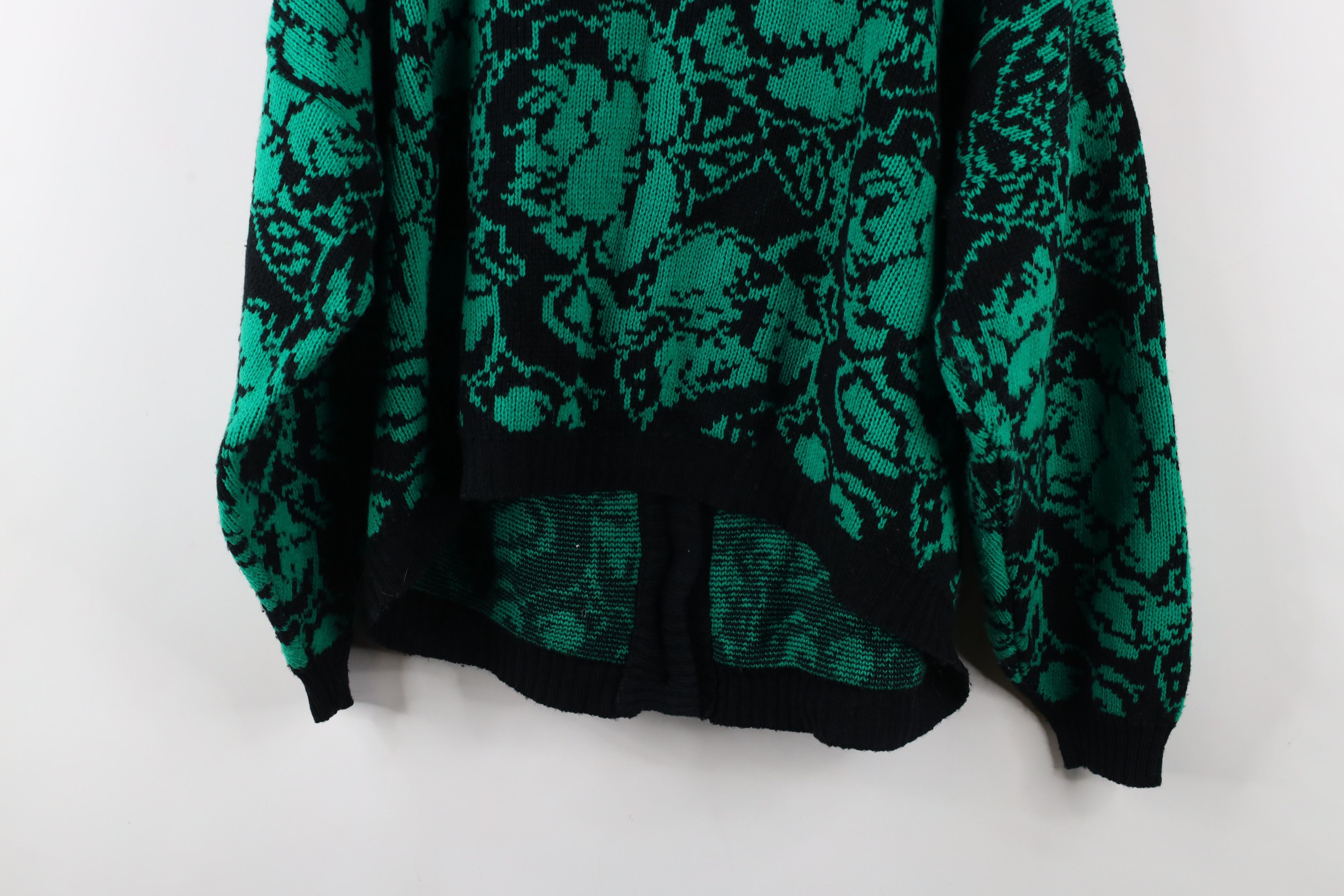 Vintage Vintage 90s Streetwear Big Button Flower Cardigan Sweater Size S / US 4 / IT 40 - 9 Thumbnail