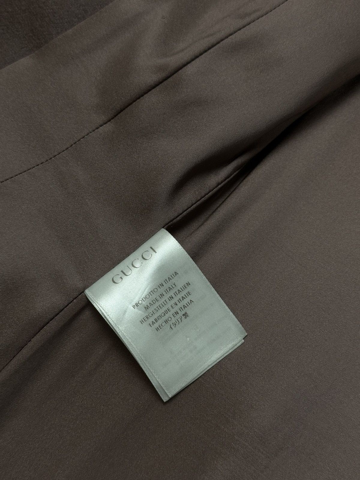Gucci Wool trench coat Gucci original luxury streetwear item Size XS / US 0-2 / IT 36-38 - 6 Thumbnail