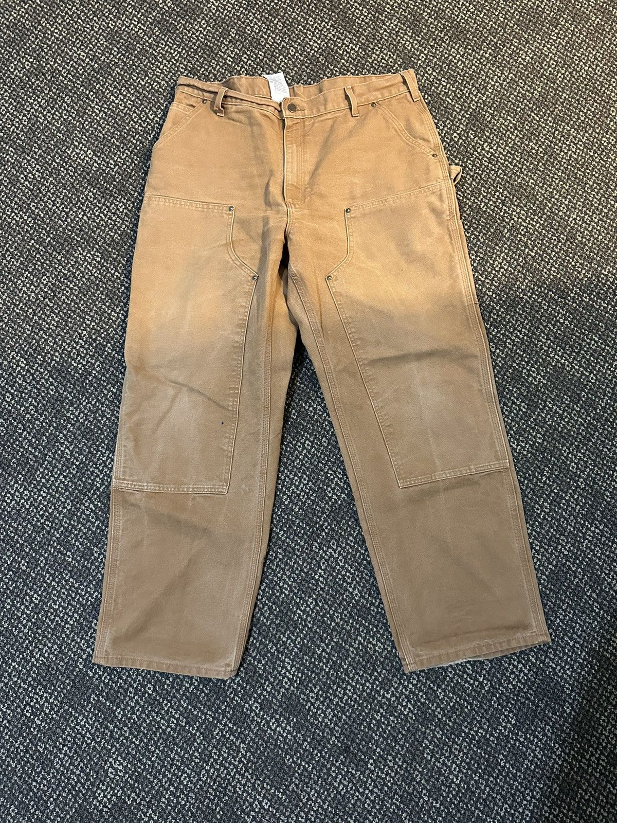 image of Carhartt Double Knee Carpenter Pants in Brown, Men's (Size 38)