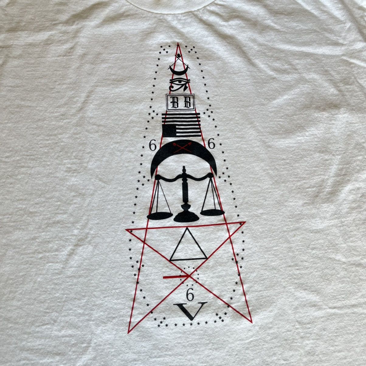 Black Scale Black Scale The Black Alchemy 666 Graphic Logo Tee Pentagram Size US XL / EU 56 / 4 - 4 Thumbnail