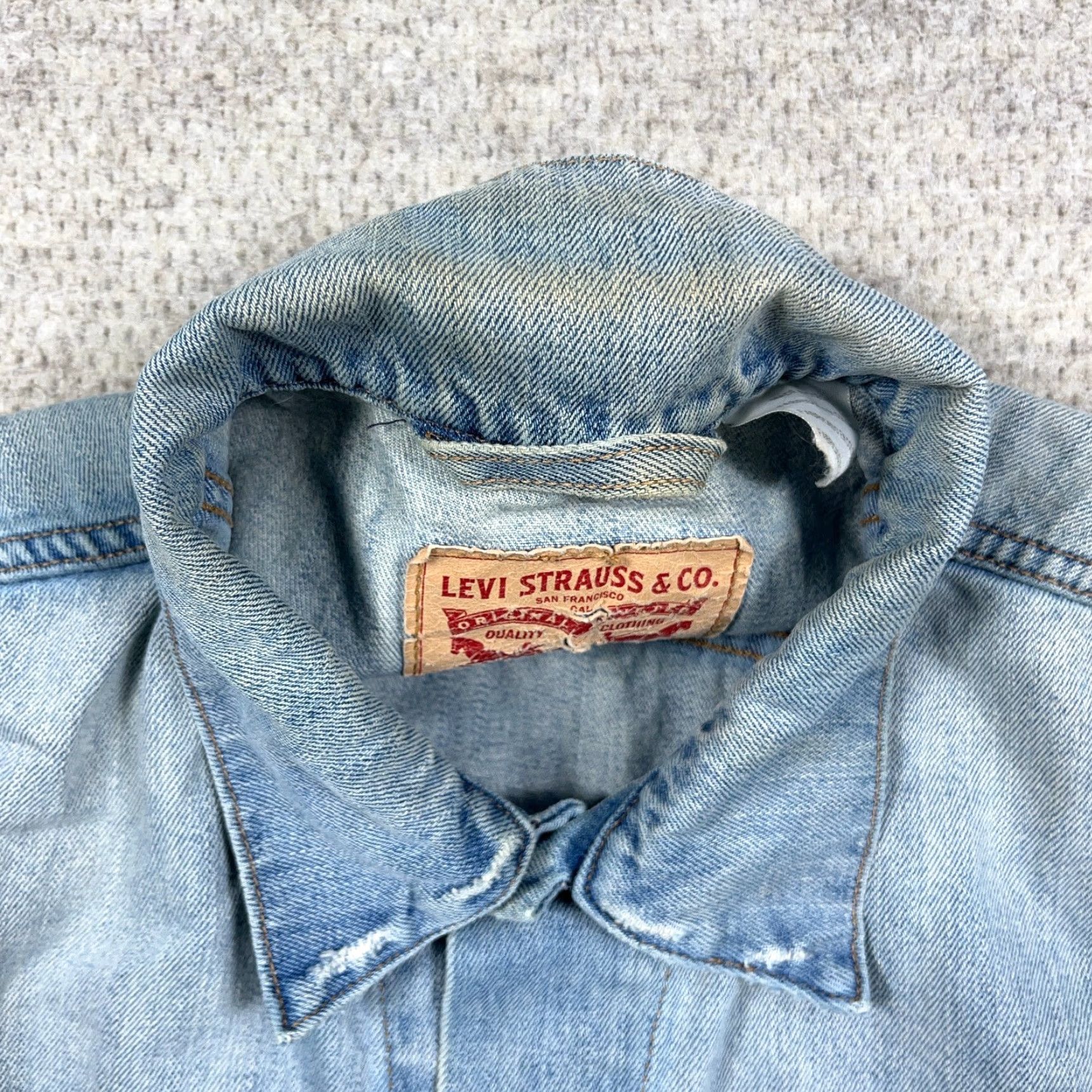 Levi's Levi's Trucker Jacket Denim Jacket Men XL Blue Med Wash Vintage No (Adjust as Needed) Size US 36 / EU 52 - 5 Thumbnail