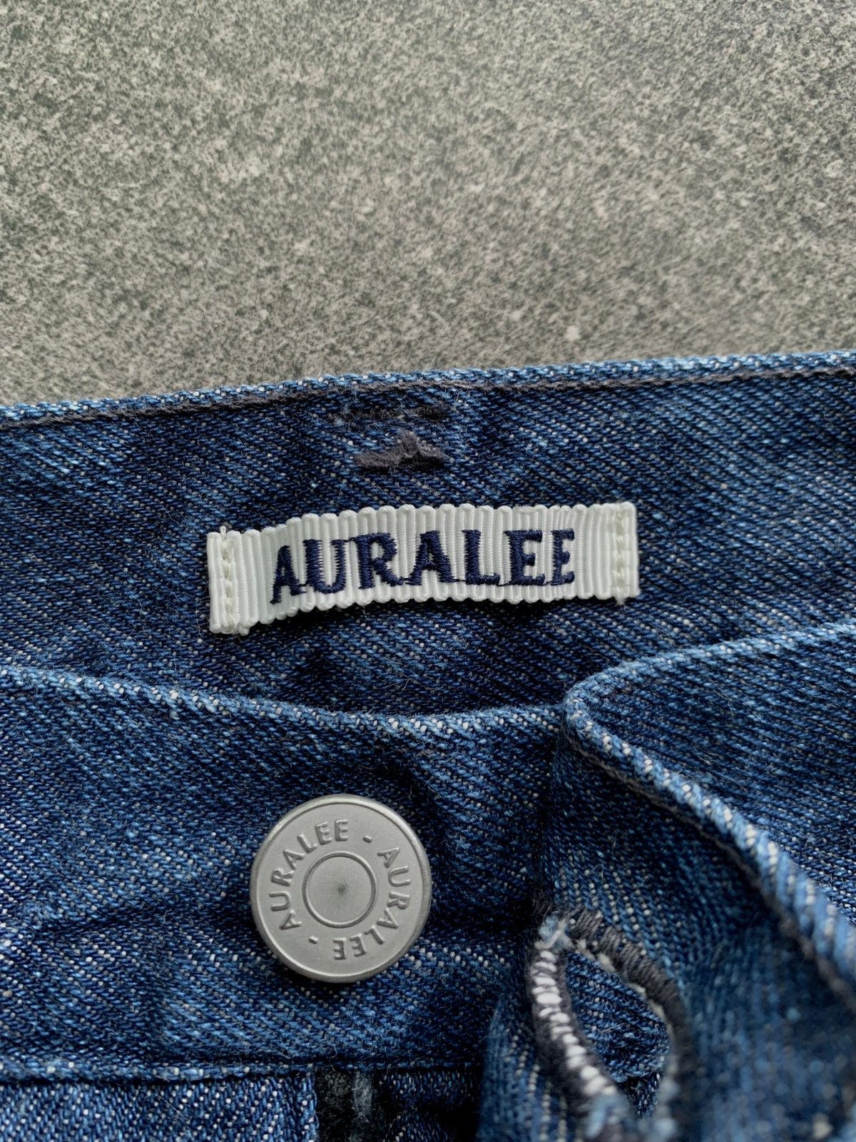 Auralee FREE TAX! Hard Twist Wideleg Denim Jeans Size US 32 / EU 48 - 10 Thumbnail
