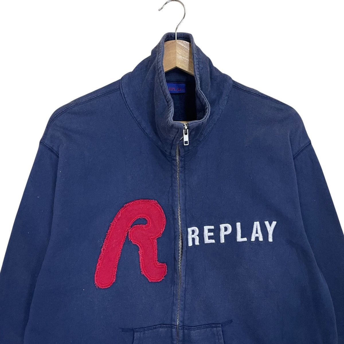 Replay Vintage Replay Big Logo Zipper Sweater Size US M / EU 48-50 / 2 - 4 Thumbnail
