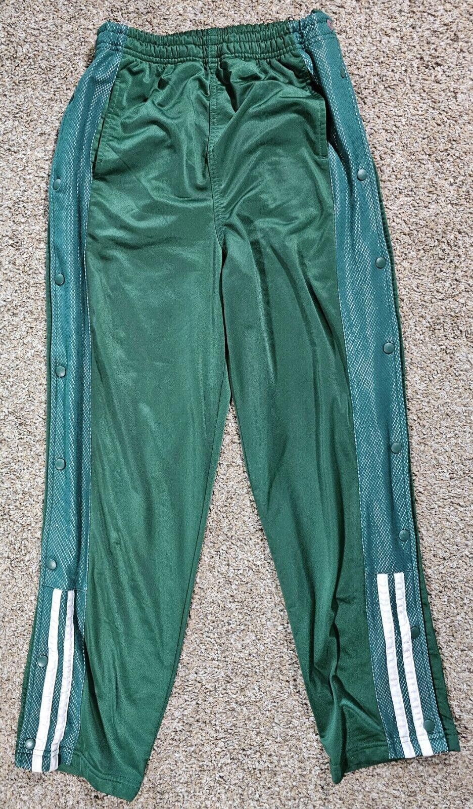 Designer green warm up tear away athletic pants Size US 32 / EU 48 - 1 Thumbnail